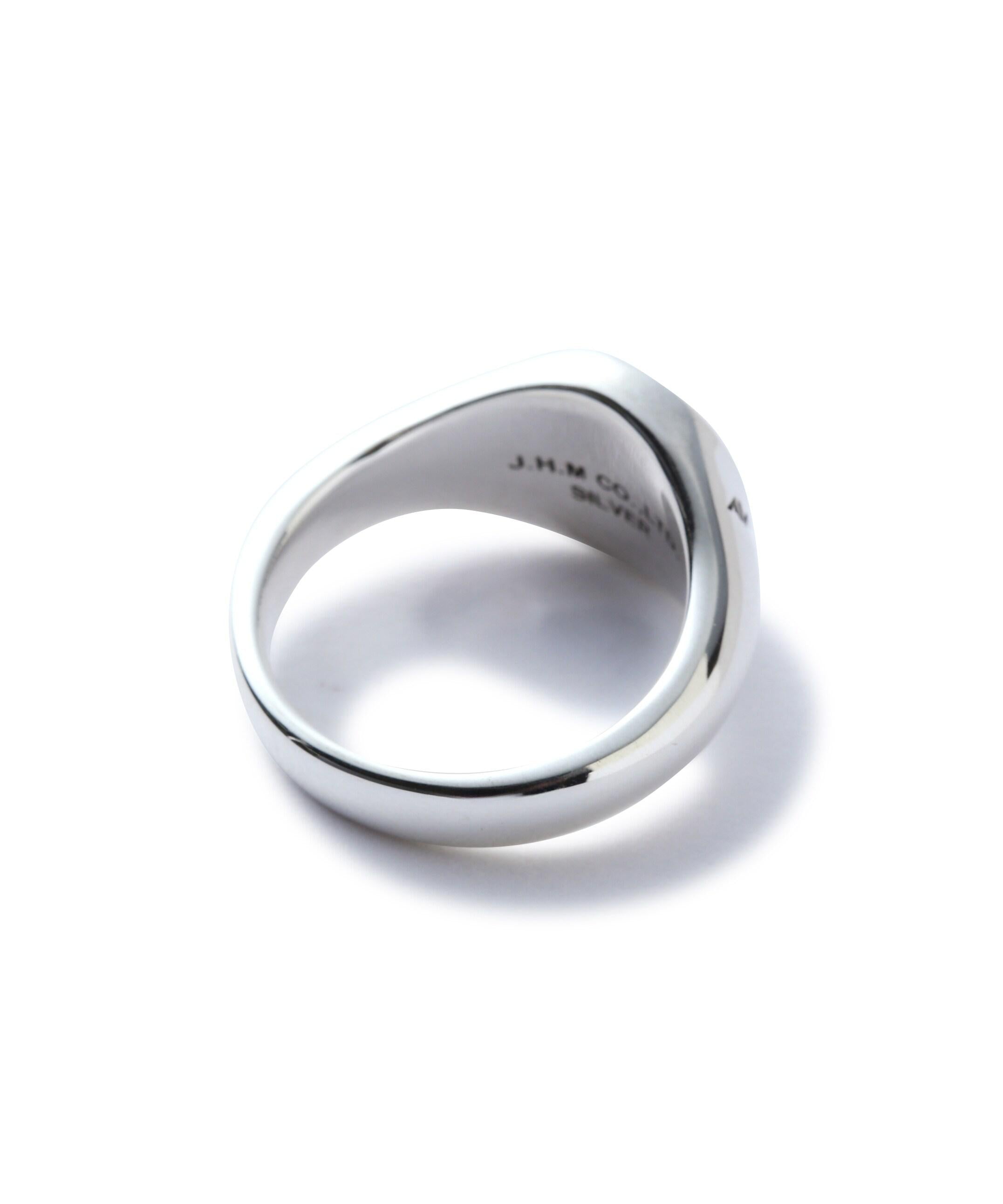 《AVI>EXy J.H.M CO.，LTD. 》"VA>SITY" SIGNATU>E >ING / "バーシティ" シルバー