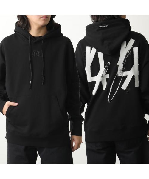44 LABEL GROUP パーカー HOODIE B0030576 FA583 （P601/BLACK+FOSSIL/ブラック） P601/BLACK+FOSSIL/ブラック