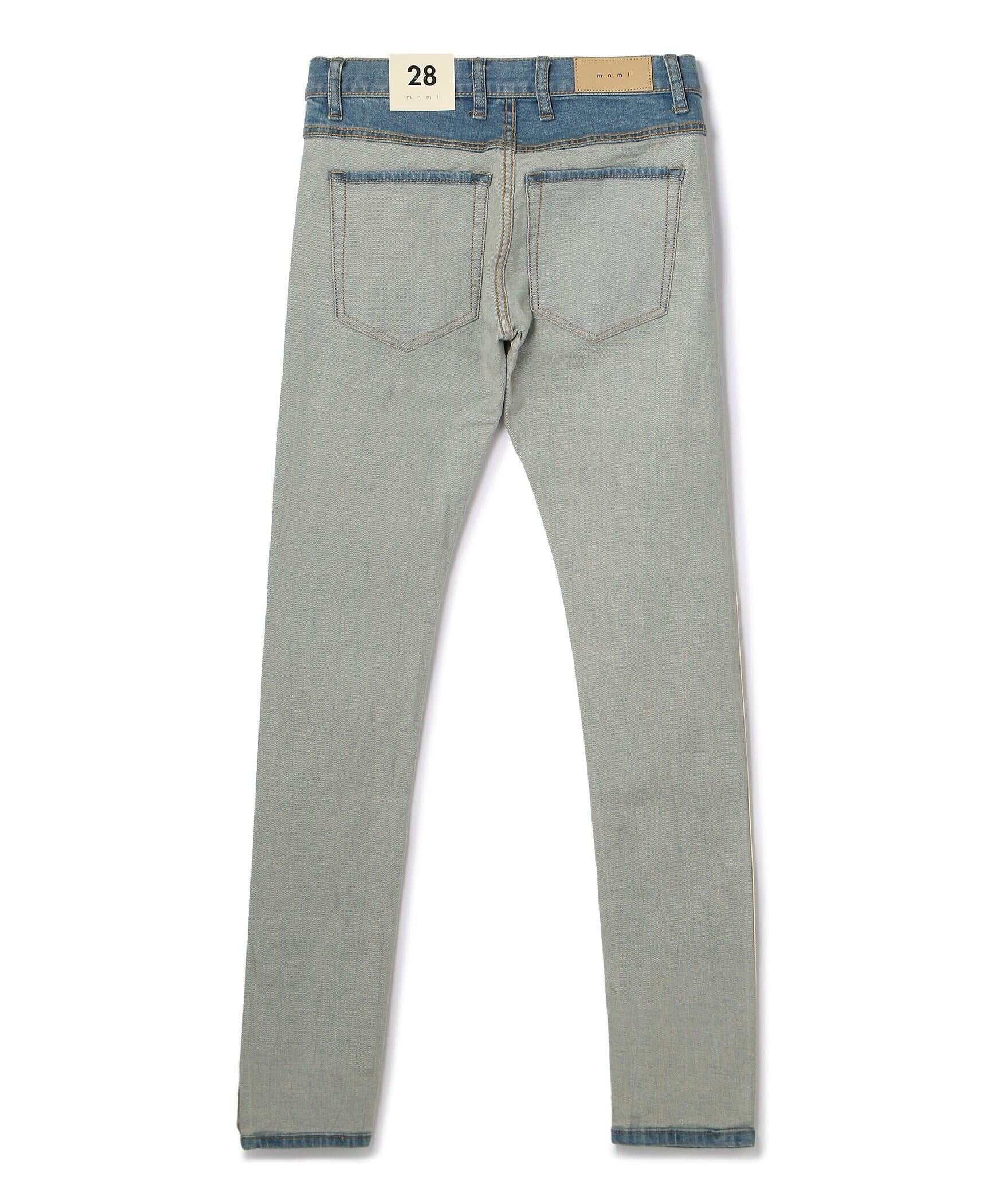 mnml/ミニマル/X144 Stretch Denim(19ML-AW587D)/スキニーパンツ ブルー