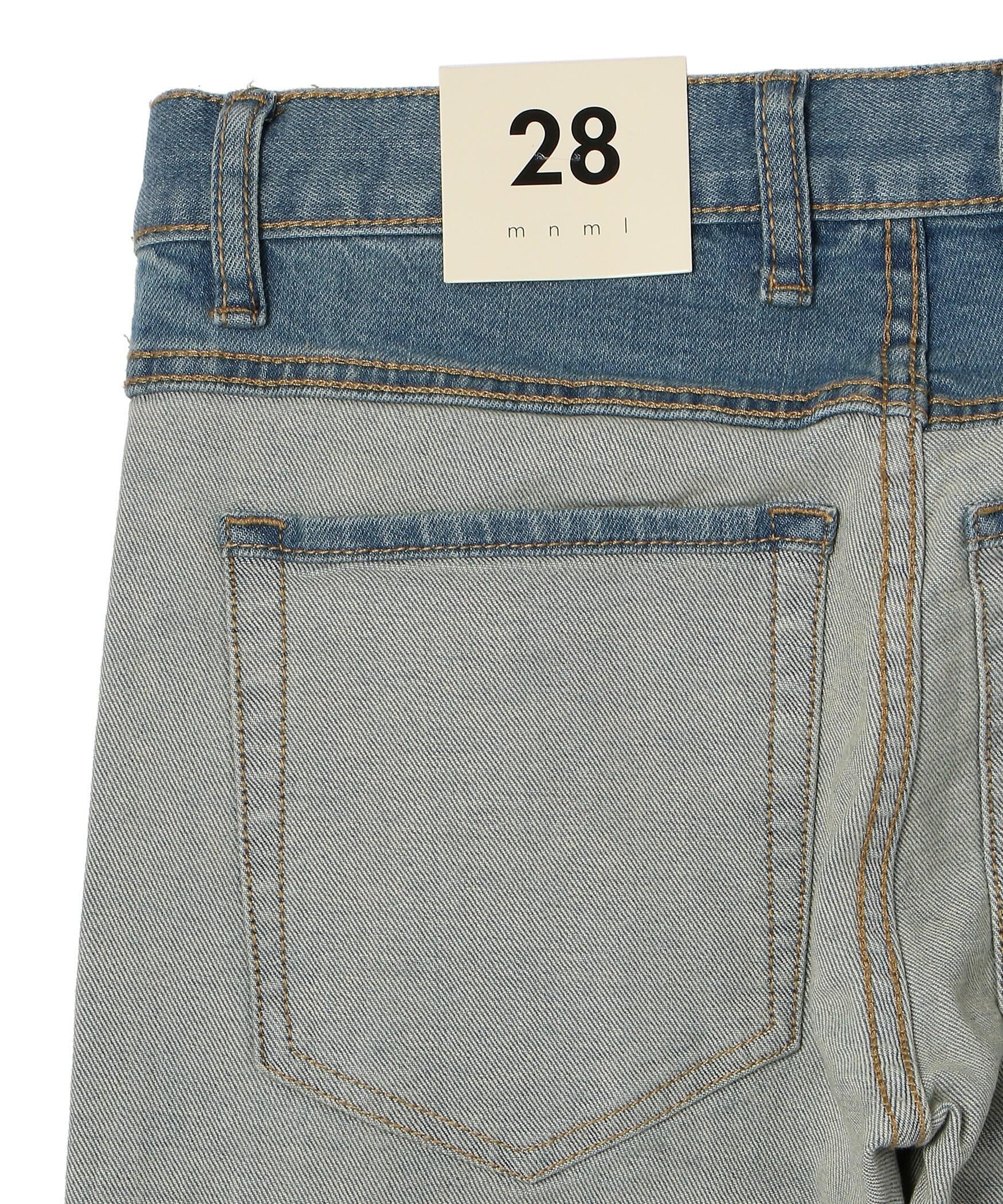 mnml/ミニマル/X144 Stretch Denim(19ML-AW587D)/スキニーパンツ ブルー