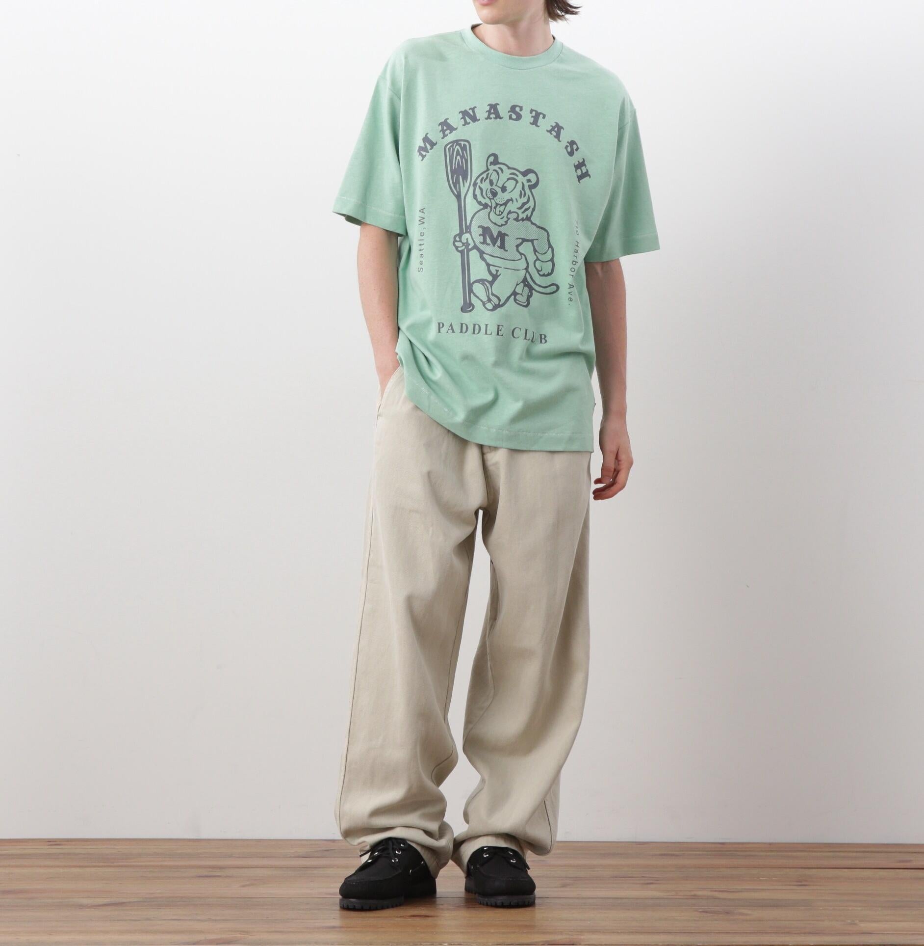 MANASTASH/マナスタッシュ/HEMP TEE MPC ライトグリーン