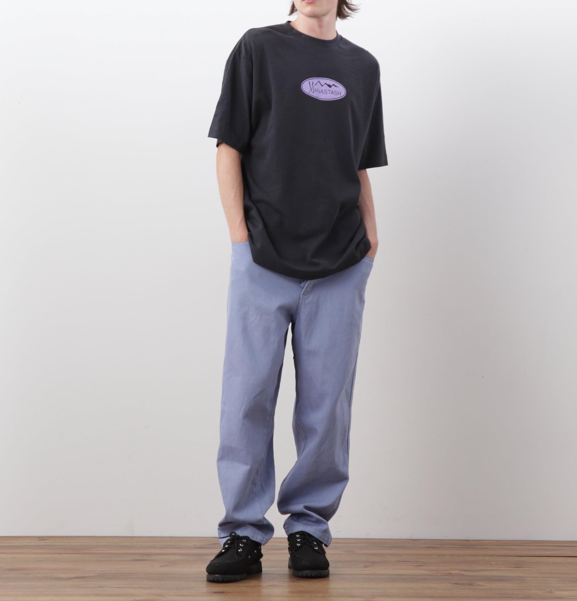 MANASTASH/マナスタッシュ/HEMP TEE JUMRLE ブラック