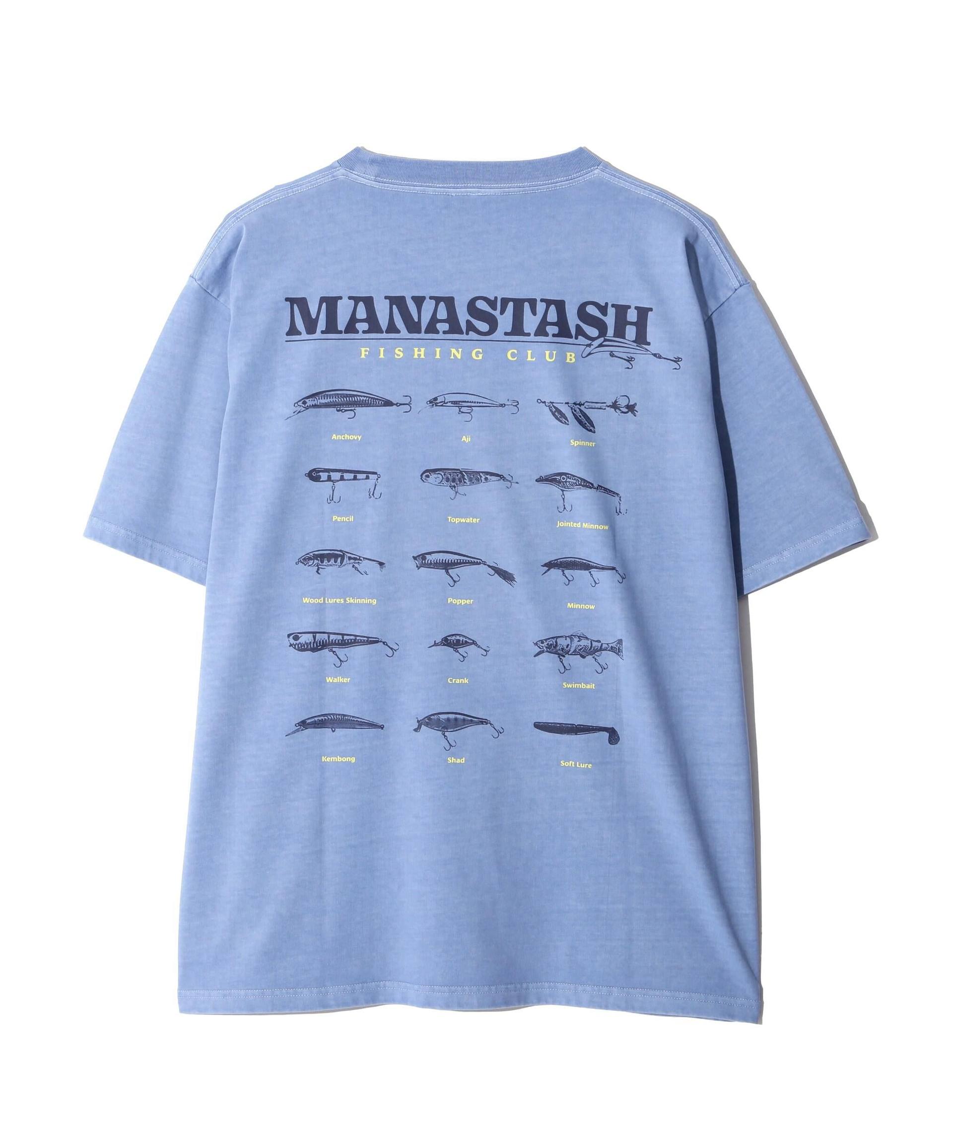 MANASTASH/マナスタッシュ/PUMICE TEE LU>E ブルー