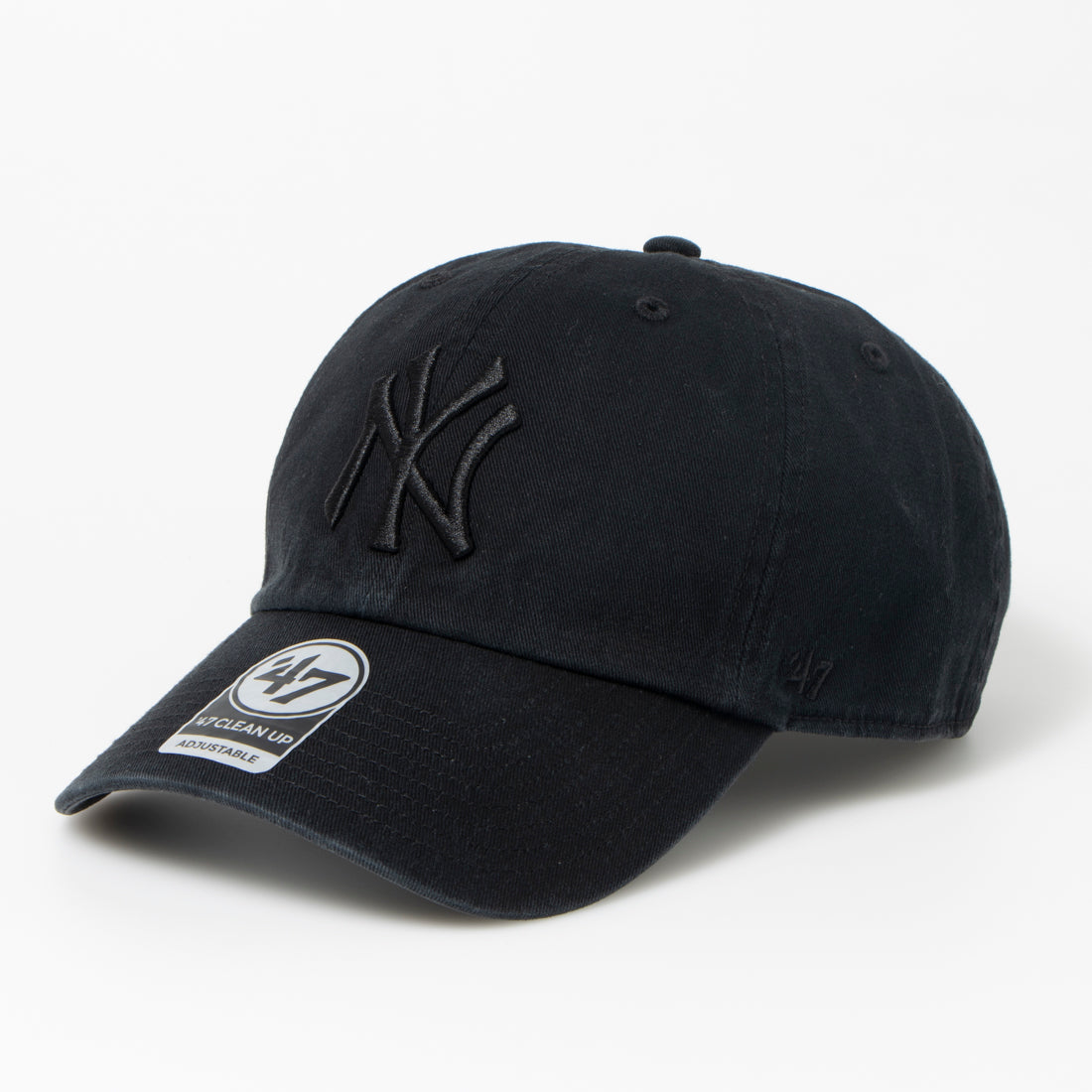 フォーティーセブン 47 キャップ 帽子 RGW17GWS ヤンキース ワンサイズ 男女兼用 柔らか クリーンナップ BRAND YANKEES CLEAN UP,ブラックxブラック
