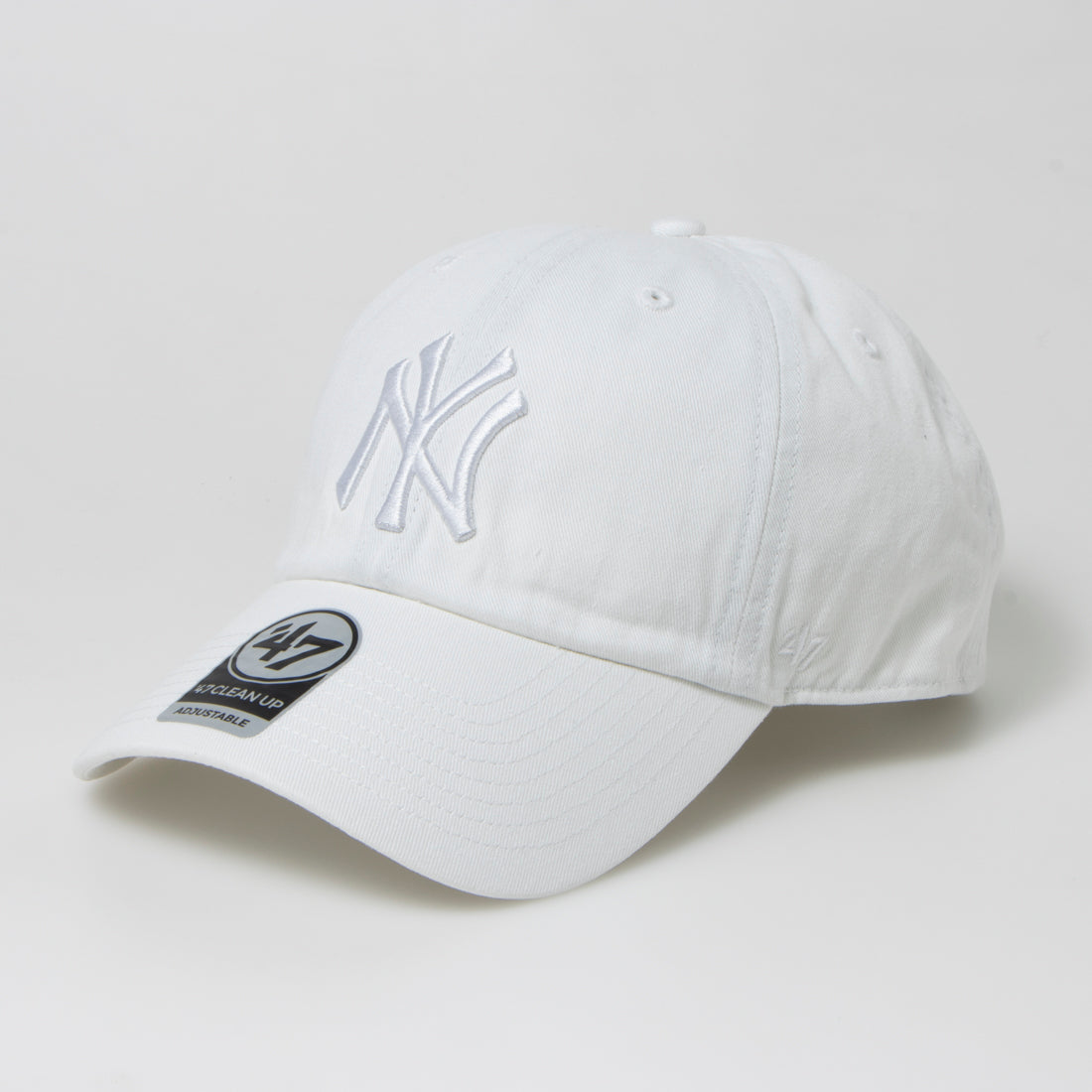 フォーティーセブン 47 キャップ 帽子 RGW17GWS ヤンキース ワンサイズ 男女兼用 柔らか クリーンナップ BRAND YANKEES CLEAN UP,ホワイトxホワイト