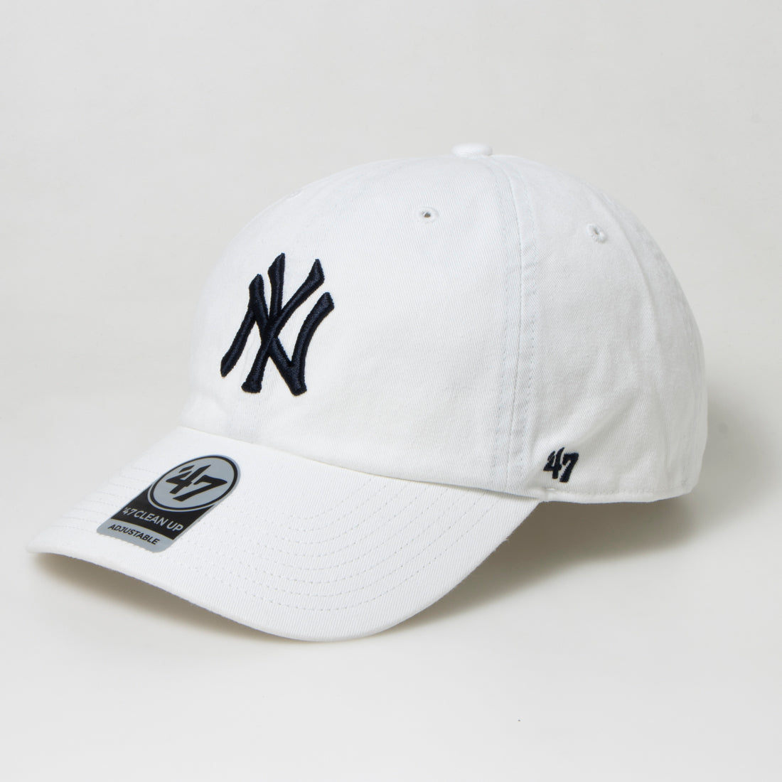 フォーティーセブン 47 キャップ 帽子 RGW17GWS ヤンキース ワンサイズ 男女兼用 柔らか クリーンナップ BRAND YANKEES CLEAN UP,ホワイト