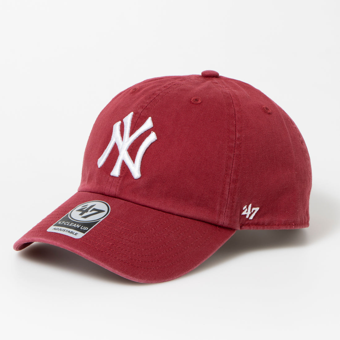 フォーティーセブン 47 キャップ 帽子 RGW17GWS ヤンキース ワンサイズ 男女兼用 柔らか クリーンナップ BRAND YANKEES CLEAN UP,レーザーレッド