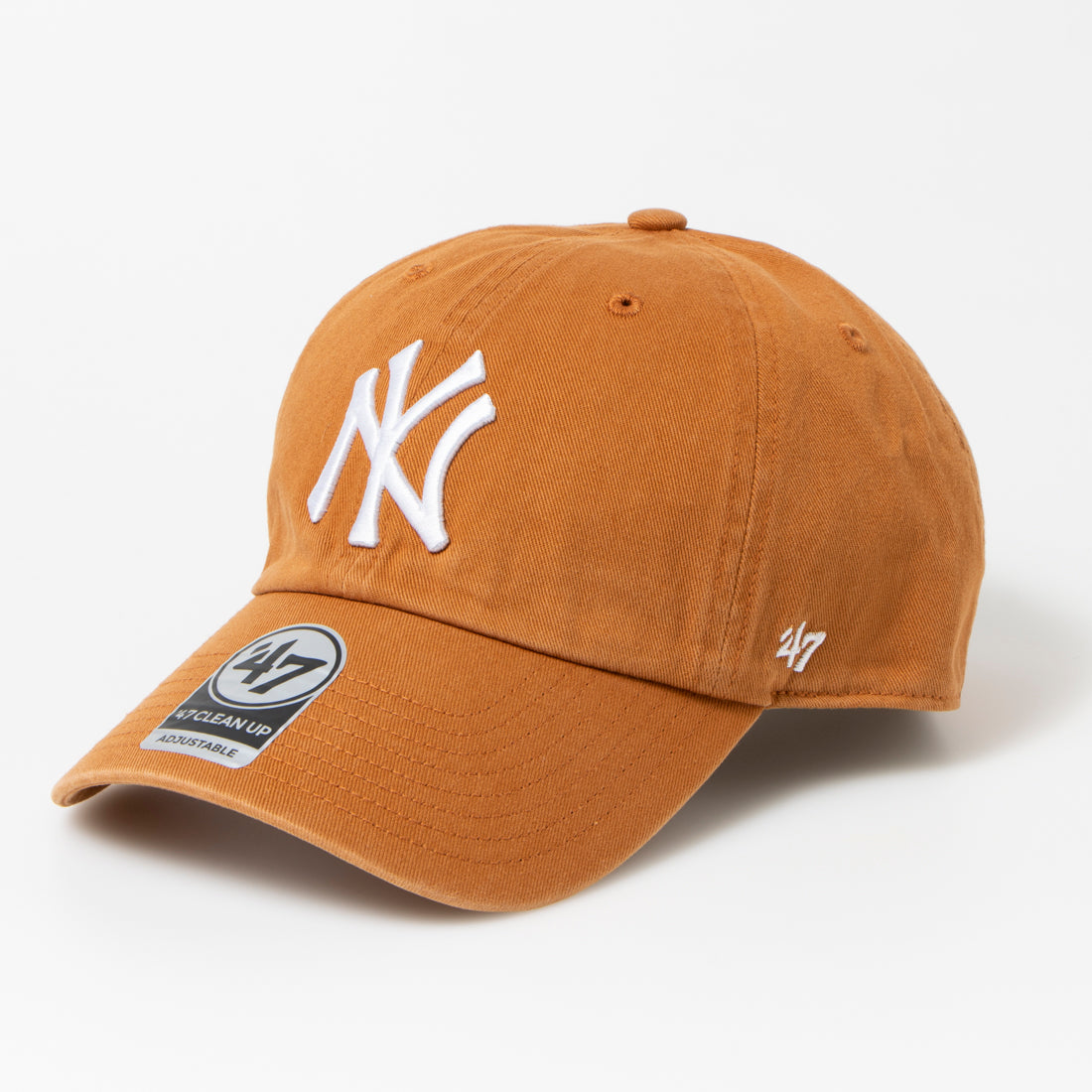 フォーティーセブン 47 キャップ 帽子 RGW17GWS ヤンキース ワンサイズ 男女兼用 柔らか クリーンナップ BRAND YANKEES CLEAN UP,バーントオレンジ