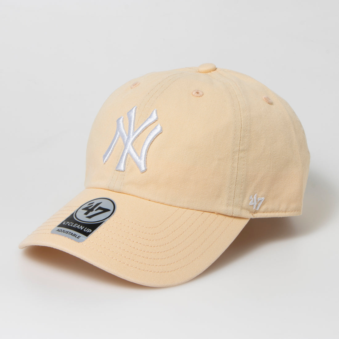 フォーティーセブン 47 キャップ 帽子 RGW17GWS ヤンキース ワンサイズ 男女兼用 柔らか クリーンナップ BRAND YANKEES CLEAN UP,アプリコット
