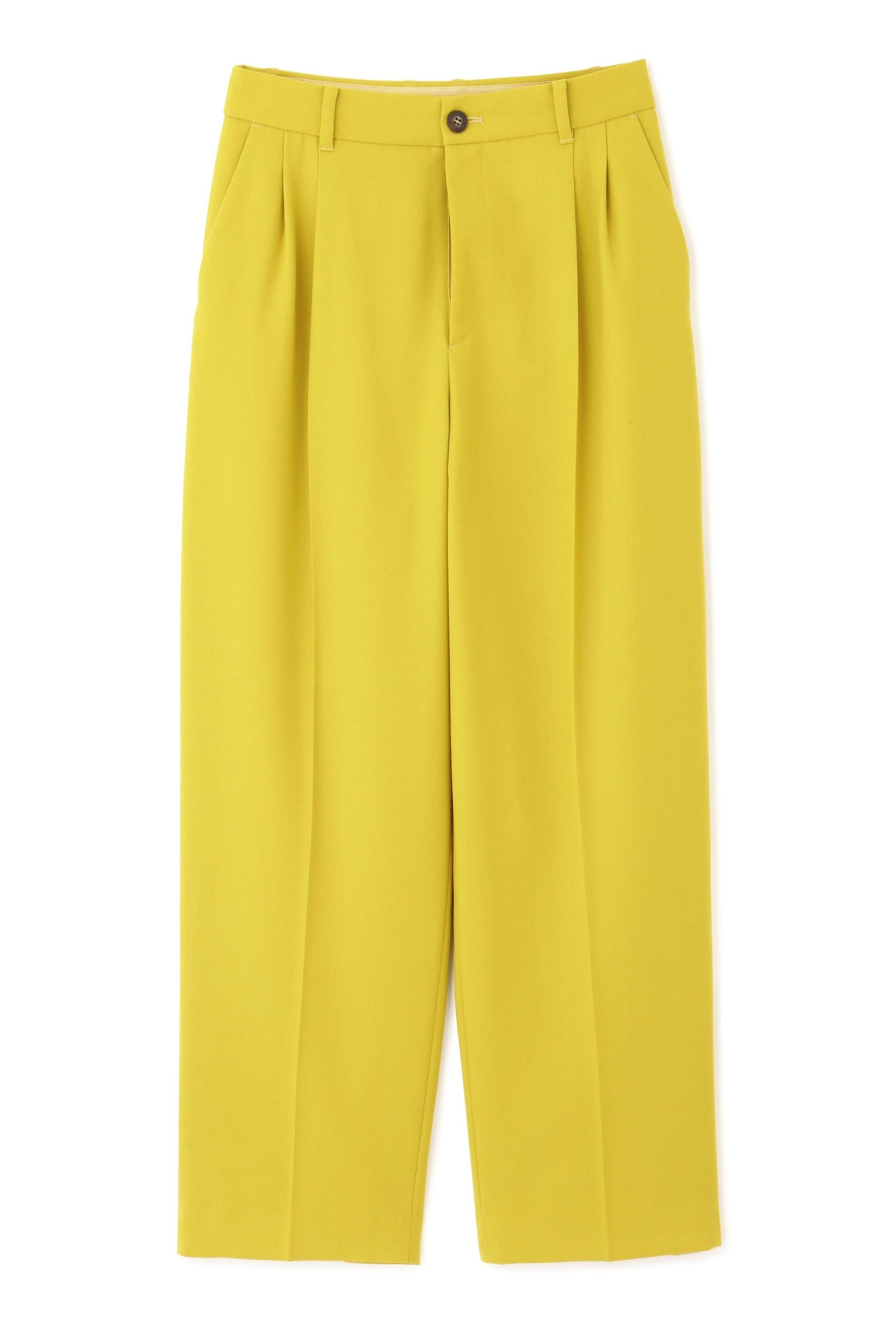 ◆ツイルカラーパンツ イエロー