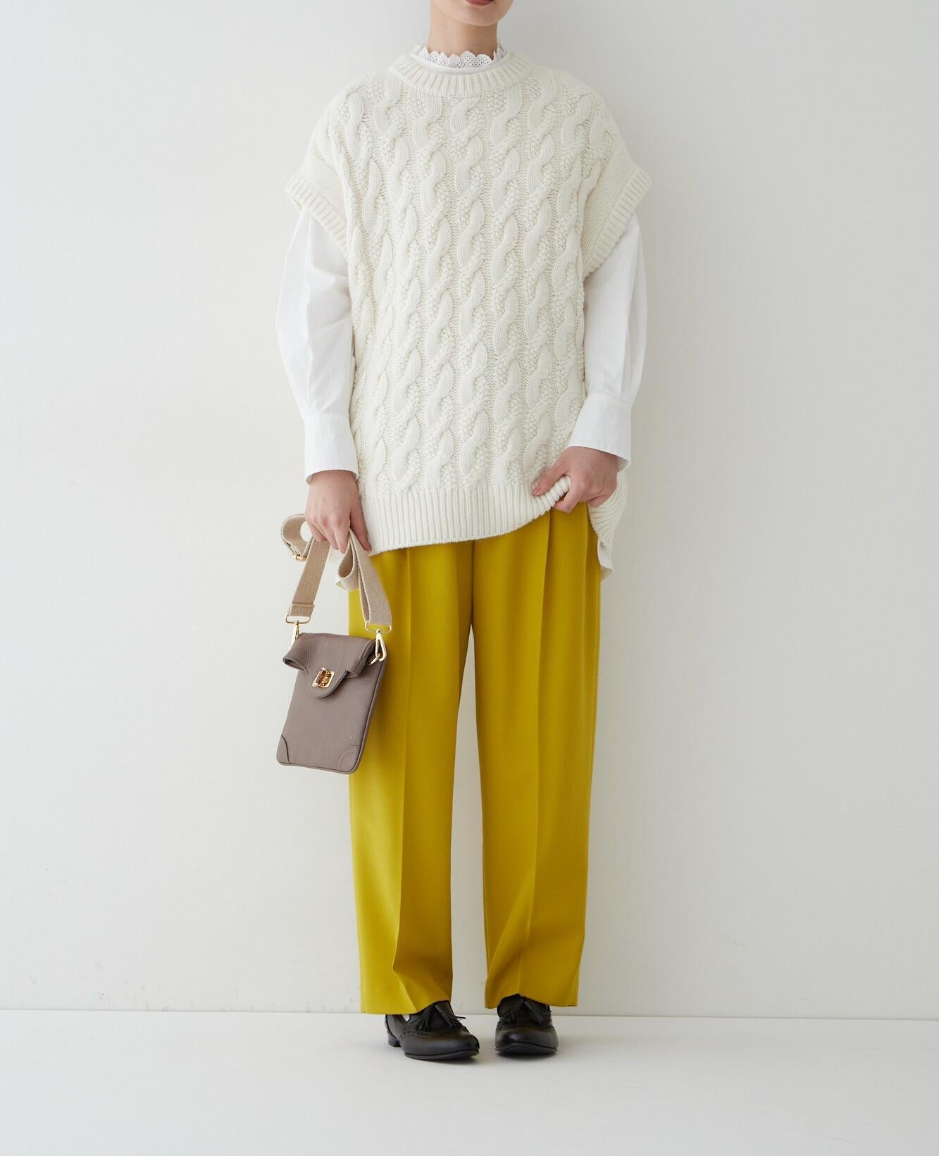 ◆ツイルカラーパンツ イエロー