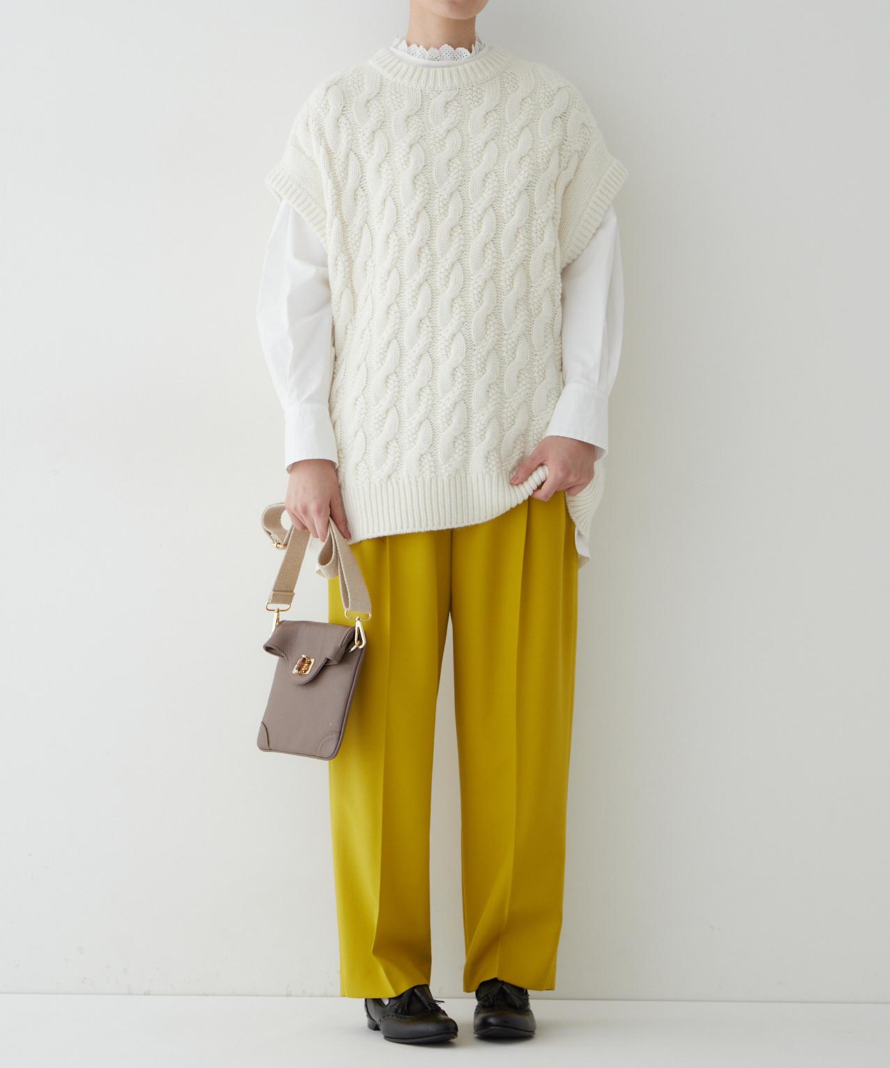 ◆ツイルカラーパンツ イエロー