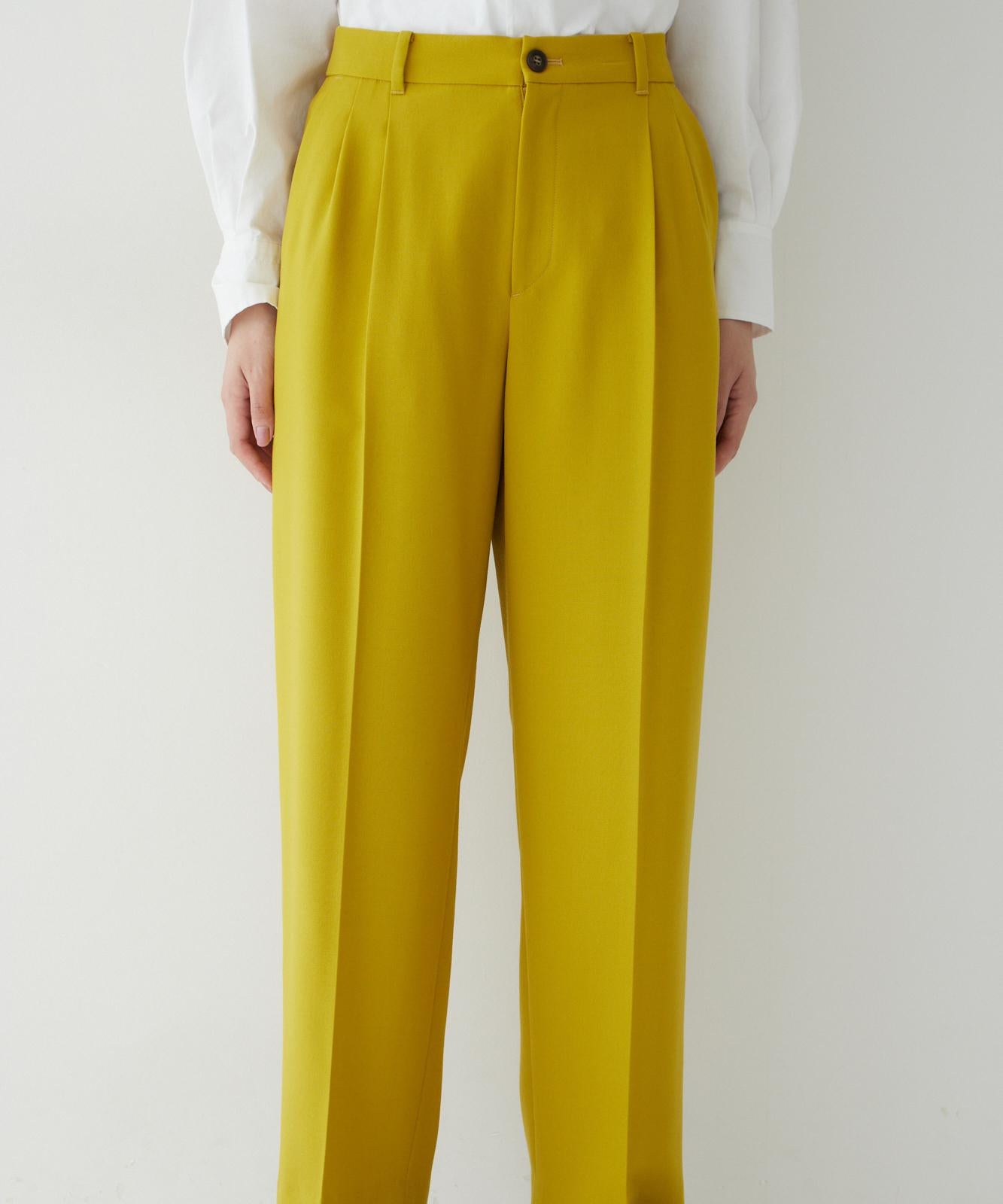 ◆ツイルカラーパンツ イエロー