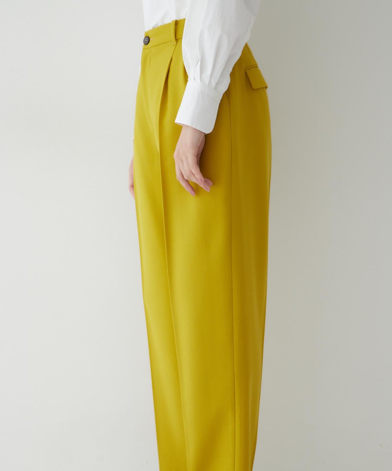 ◆ツイルカラーパンツ イエロー