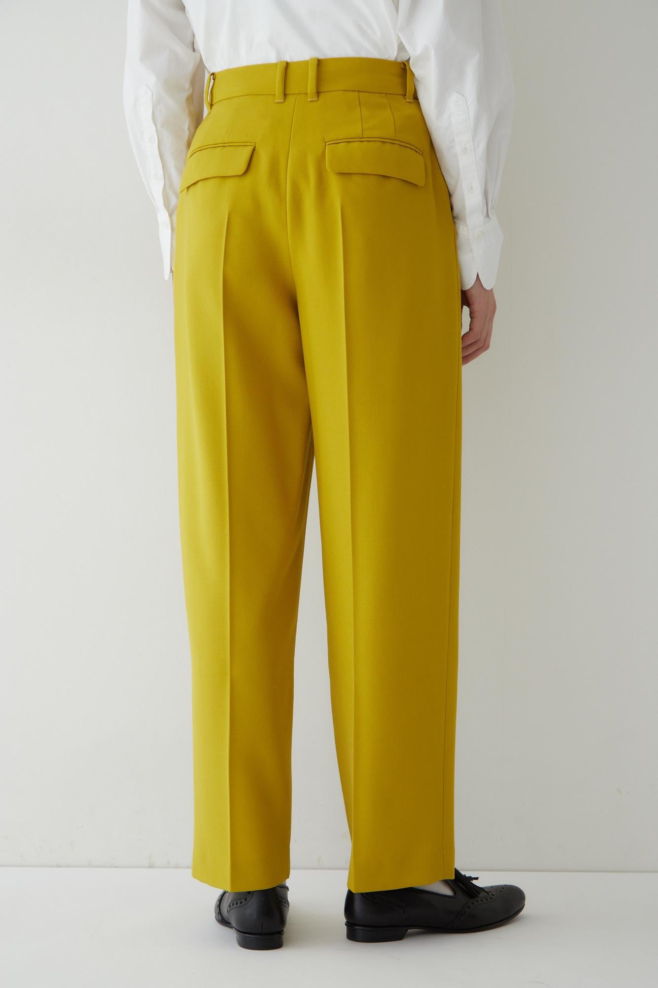 ◆ツイルカラーパンツ イエロー