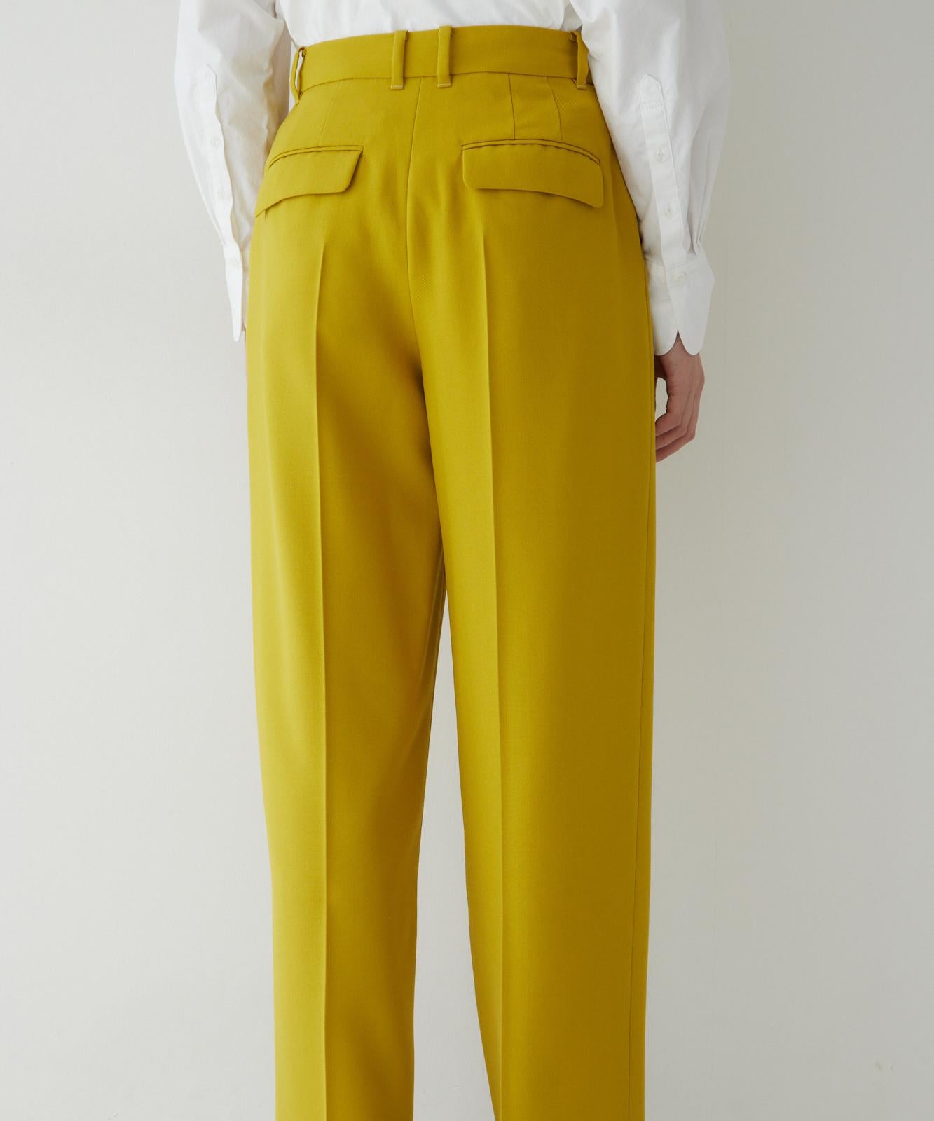 ◆ツイルカラーパンツ イエロー