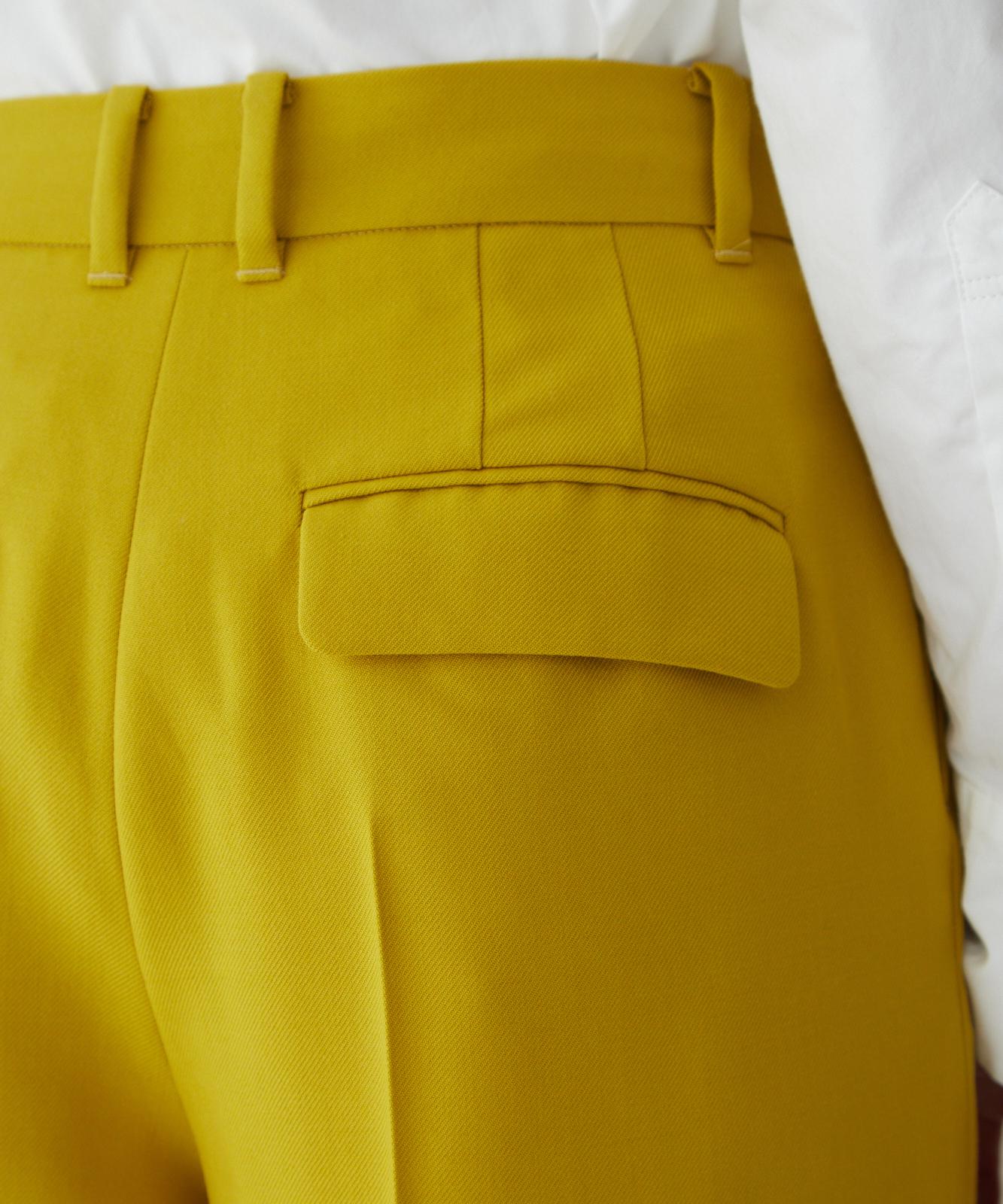 ◆ツイルカラーパンツ イエロー