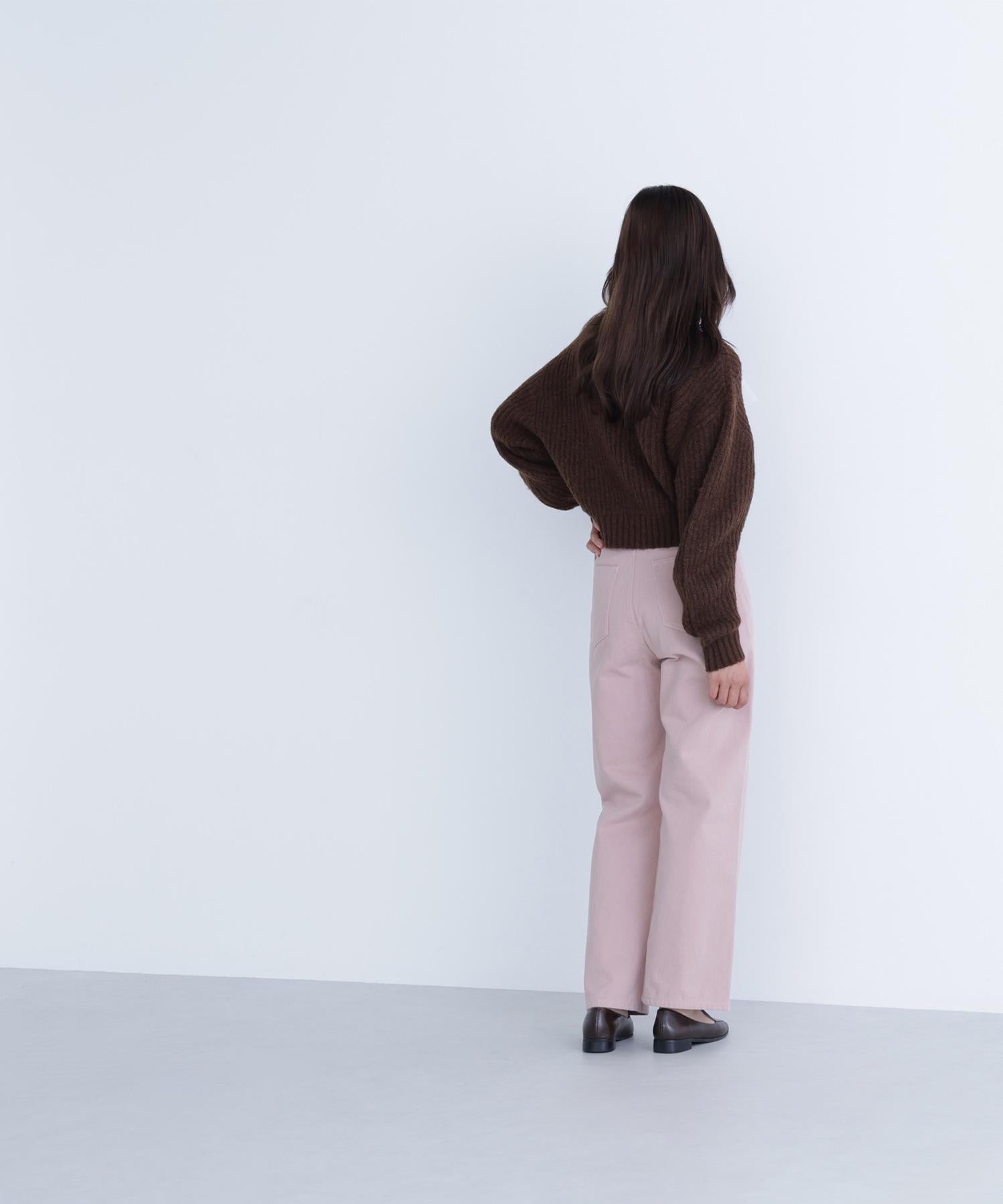 私に“ちょうどいい”ワイドストレートパンツ ピンク