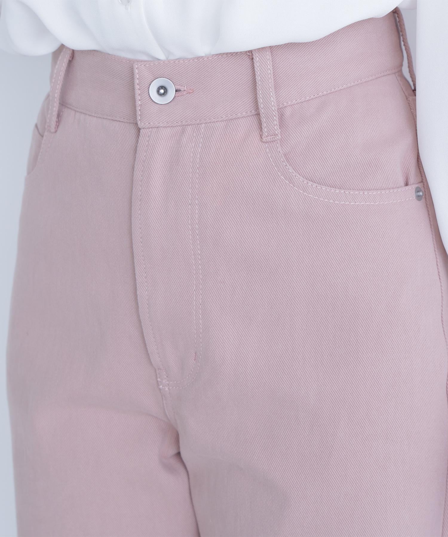 私に“ちょうどいい”ワイドストレートパンツ ピンク