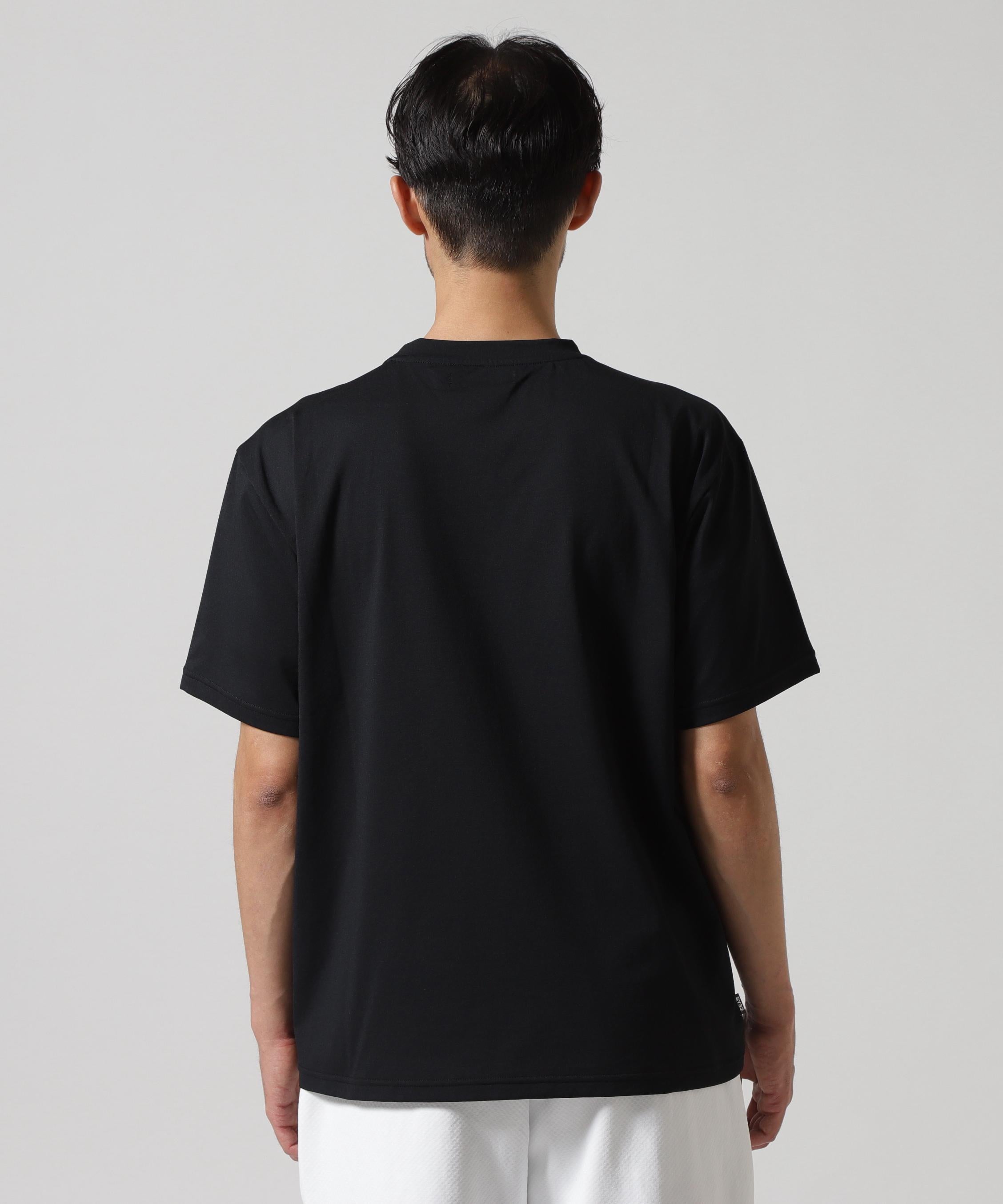 SY32 y SWEET YEA>S/エスワイサーティトゥ バイ スィートイヤーズ/JACQUA>D EMROSS LOGO TEE ブラック