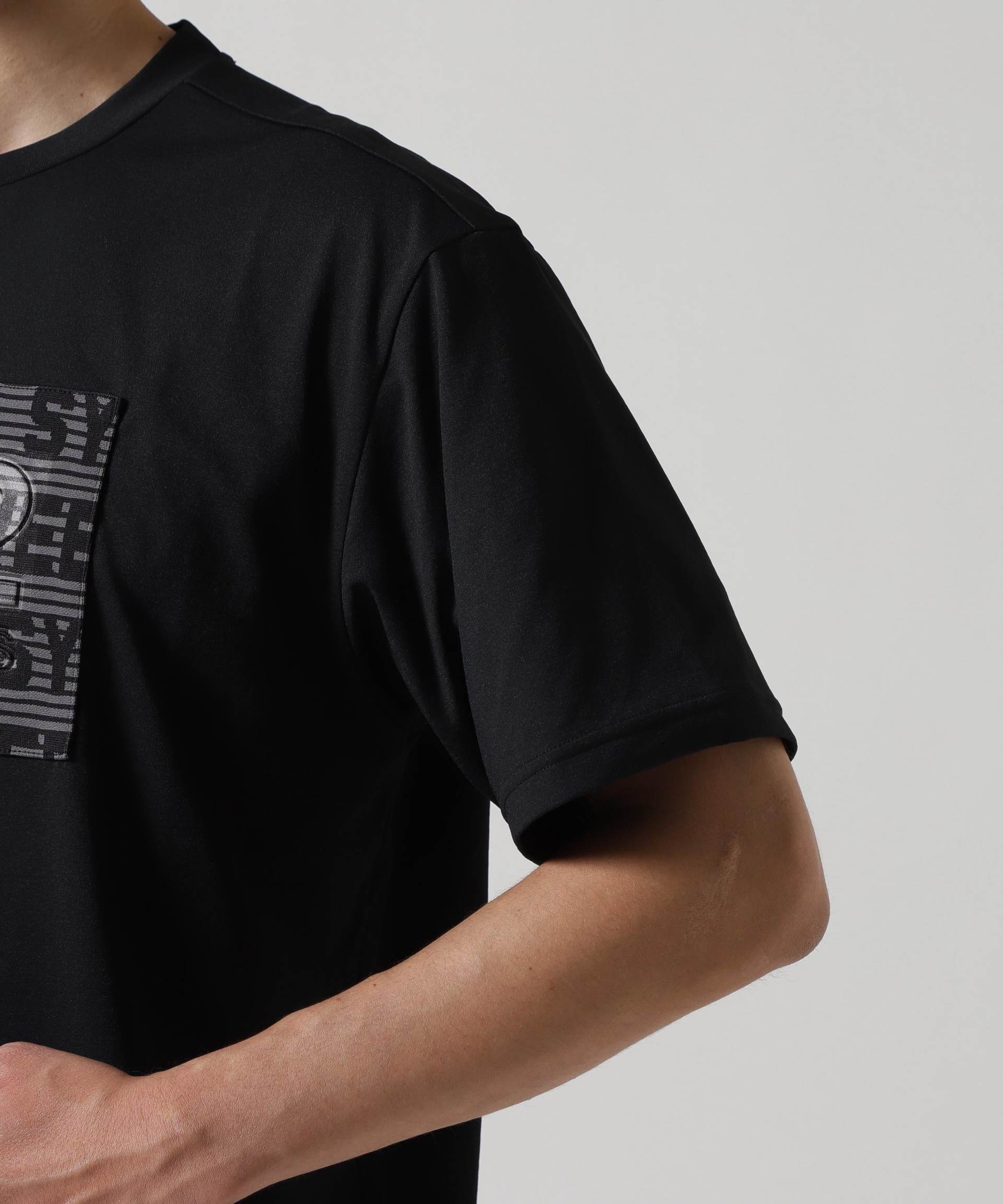 SY32 y SWEET YEA>S/エスワイサーティトゥ バイ スィートイヤーズ/JACQUA>D EMROSS LOGO TEE ブラック