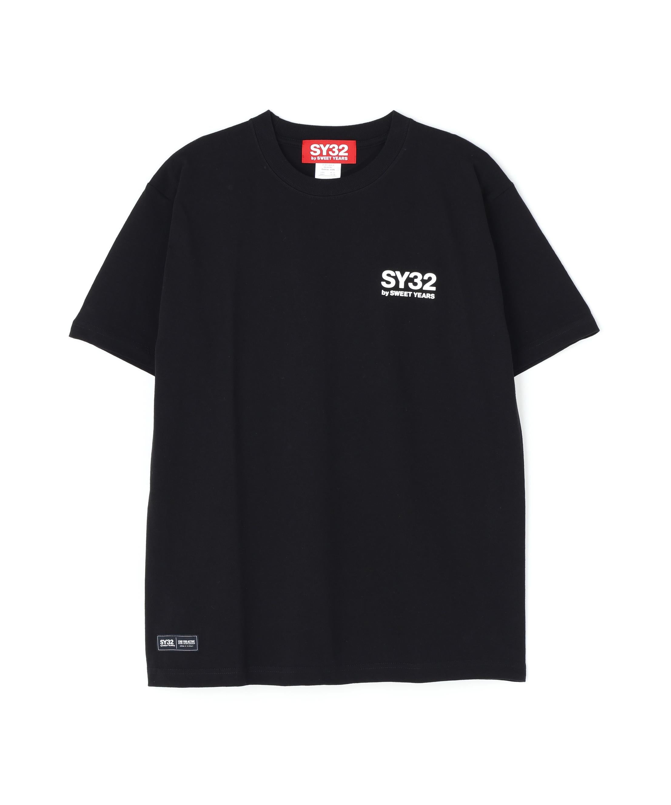 SY32 y SWEET YEA>S/エスワイサーティトゥ バイ スィートイヤーズ/3D LOGO TEE ブラック