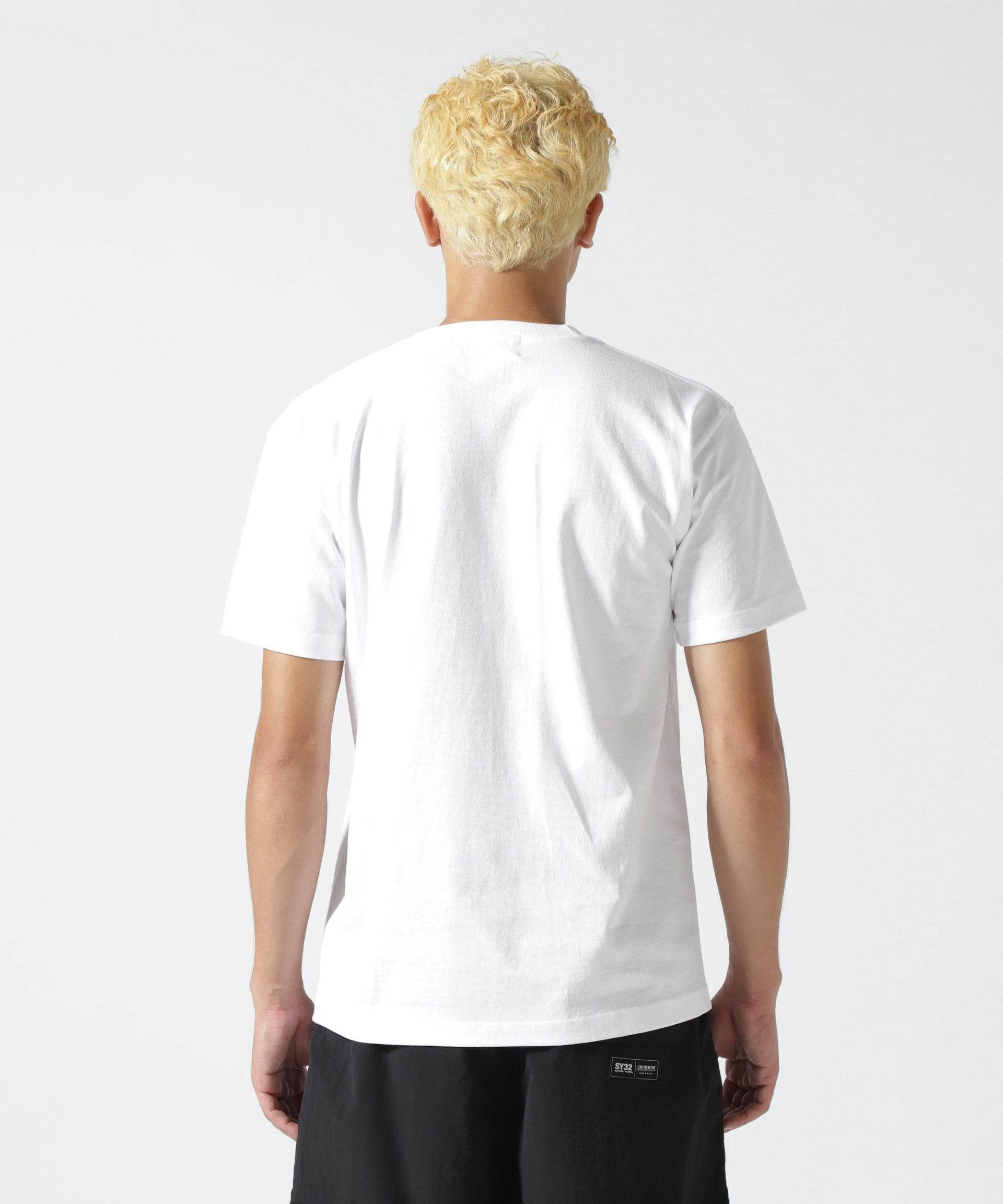SY32 y SWEET YEA>S/エスワイサーティトゥ バイ スィートイヤーズ/INKJET G>UNGE TEE ホワイト