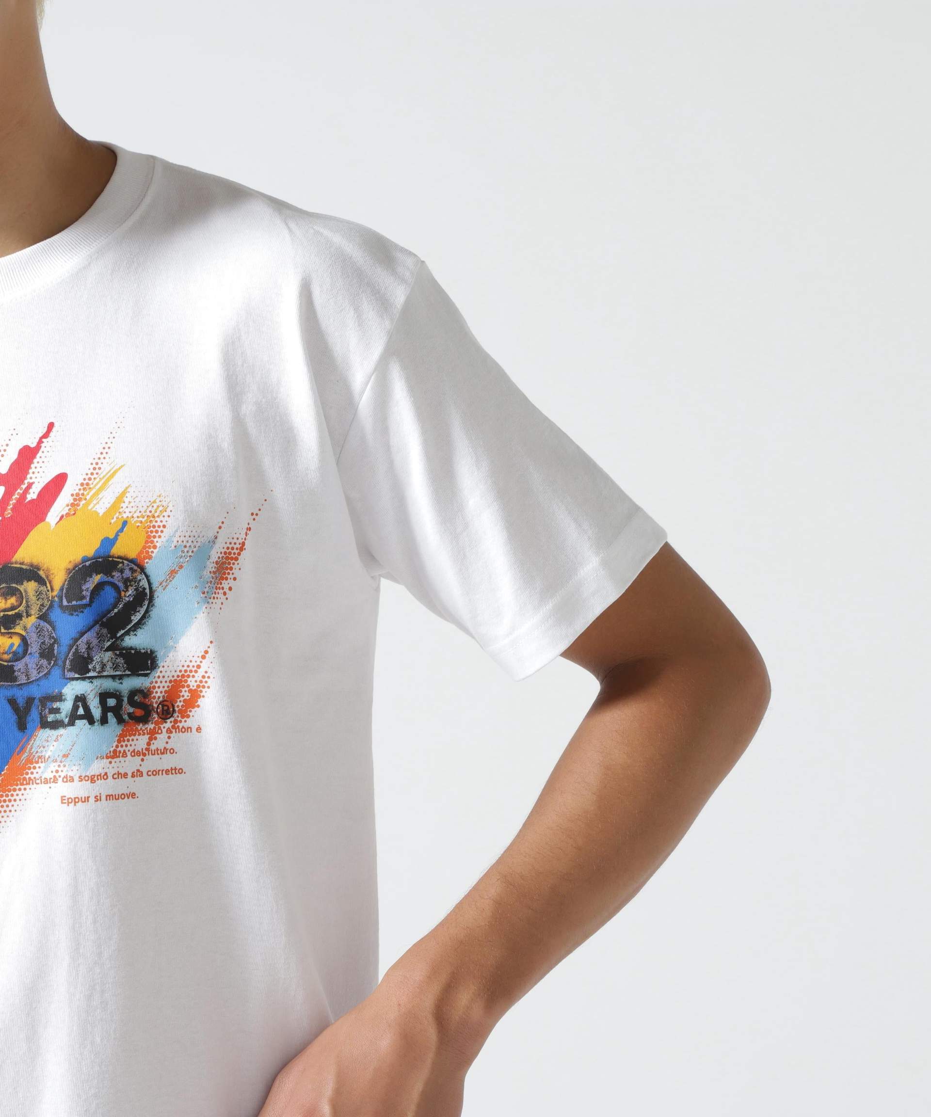 SY32 y SWEET YEA>S/エスワイサーティトゥ バイ スィートイヤーズ/INKJET G>UNGE TEE ホワイト