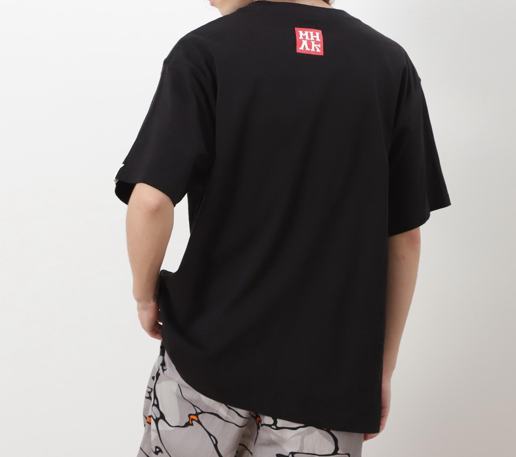 MANASTASH/マナスタッシュ/MHAK LOGO  TEE ブラック