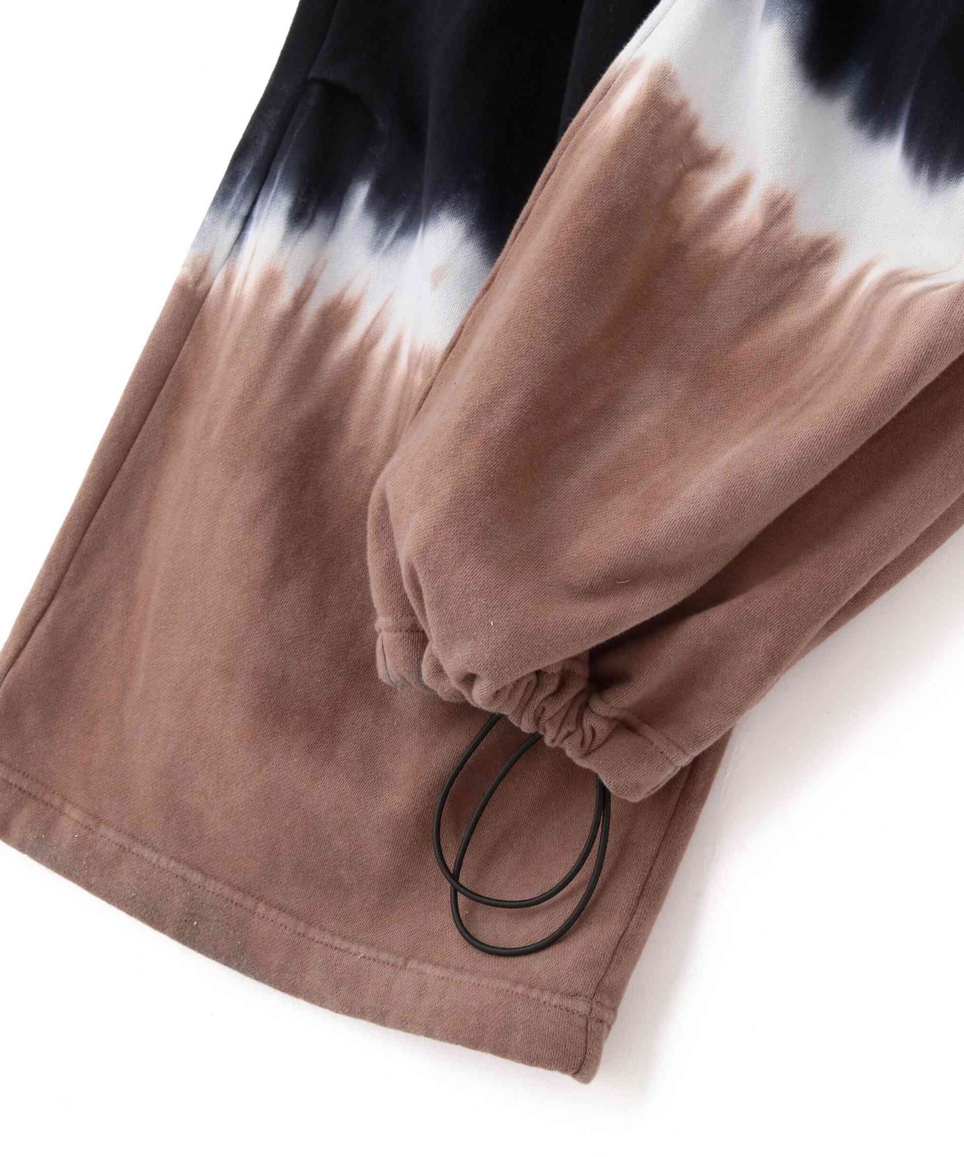 DankeSchon/ダンケシェーン/STEP DYE SWEAT PANTS ブラック