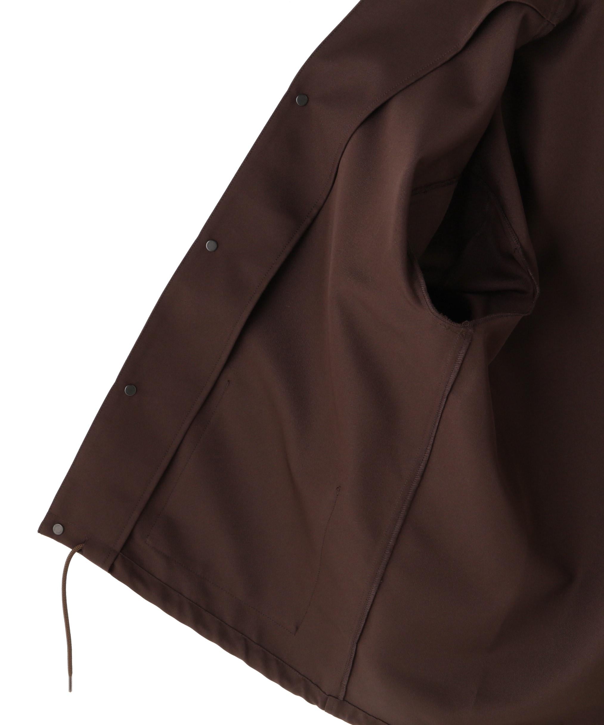 ON THE TU>F<オン ザ ターフcoach shit jacket ブラウン