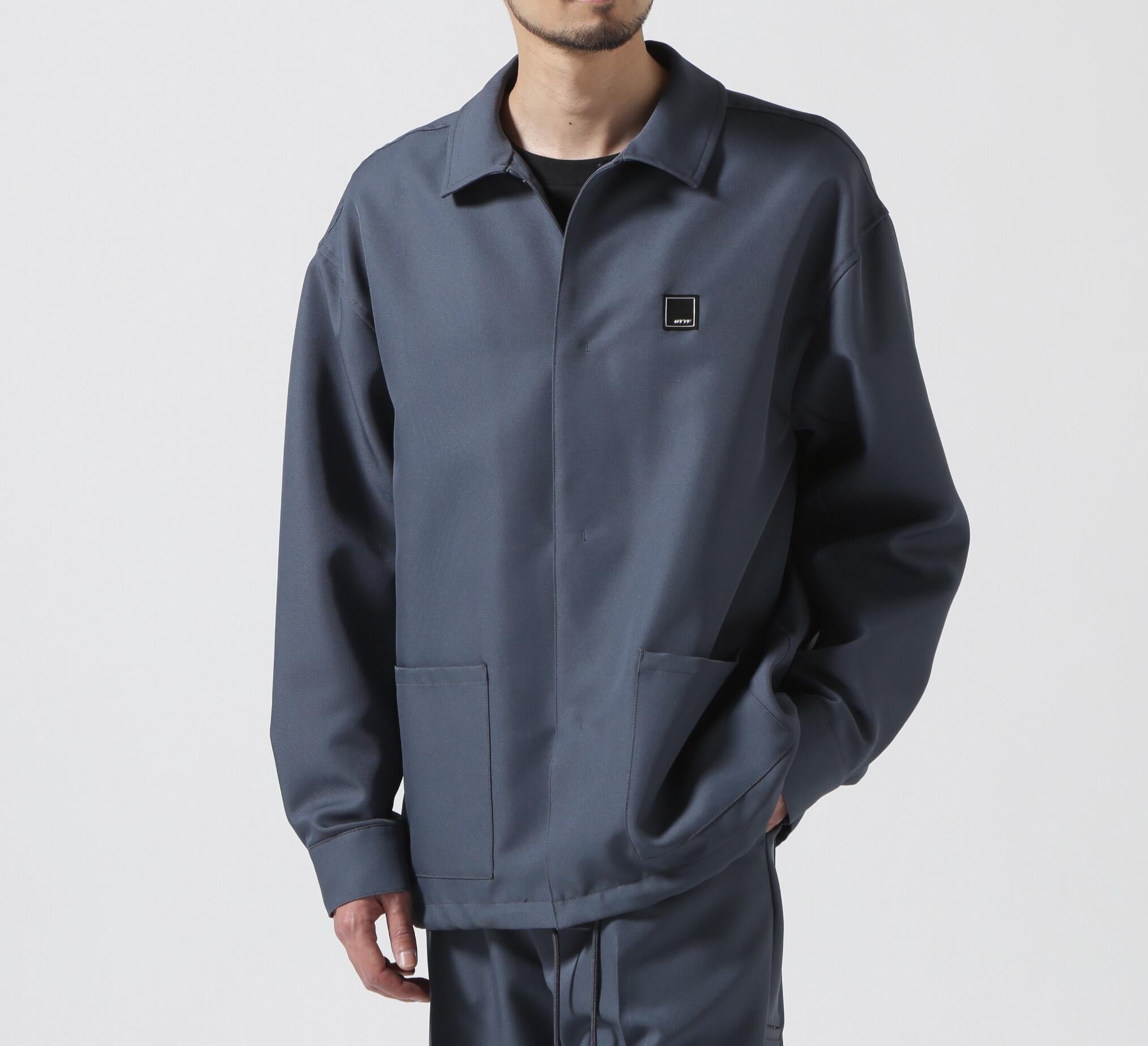 ON THE TU>F<オン ザ ターフcoach shit jacket チャコール