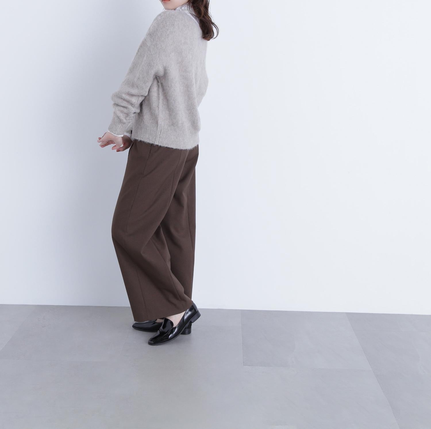 2wayヘアリーカーディガン ベージュ