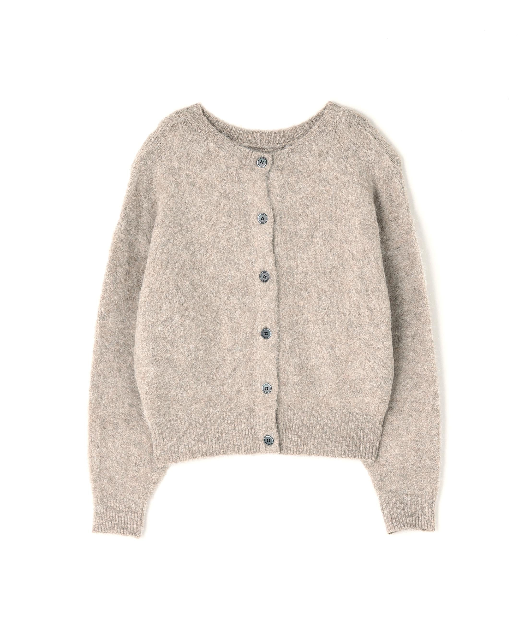 2wayヘアリーカーディガン ベージュ