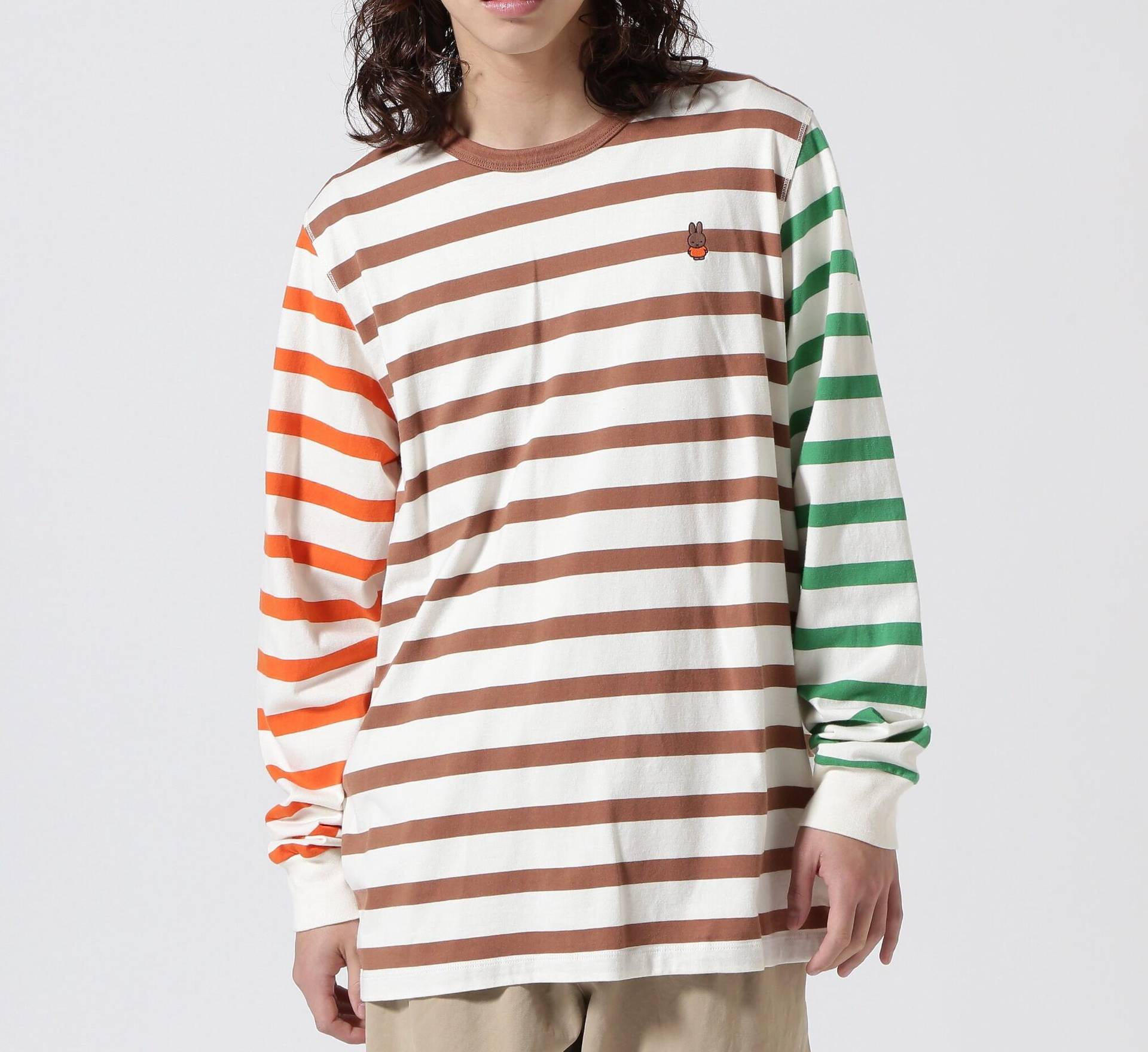 POP T>ADING COMPANY/Pop & Miffy Stiped Longsleeve Tee アザー3