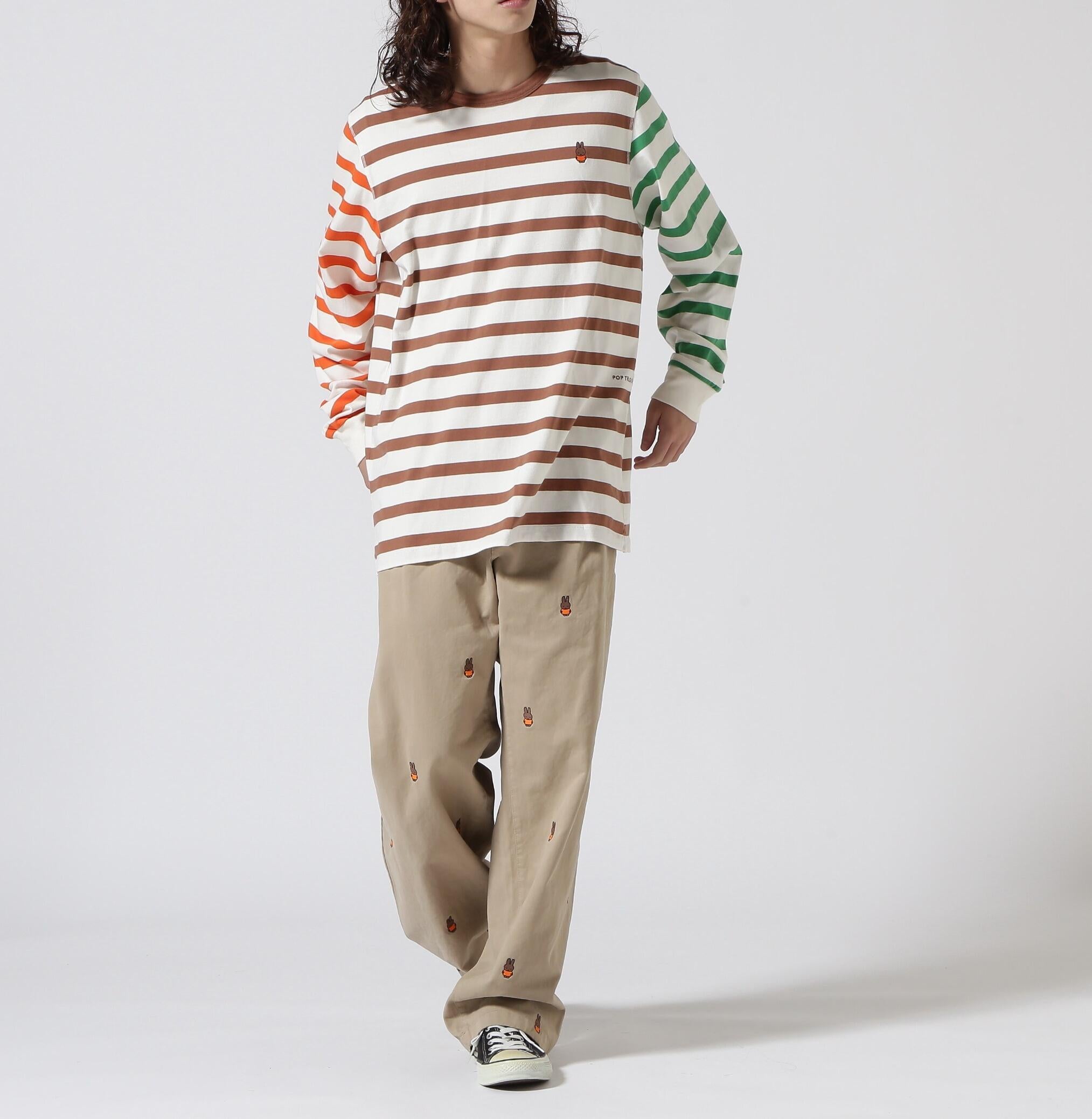 POP T>ADING COMPANY/Pop & Miffy Stiped Longsleeve Tee アザー3