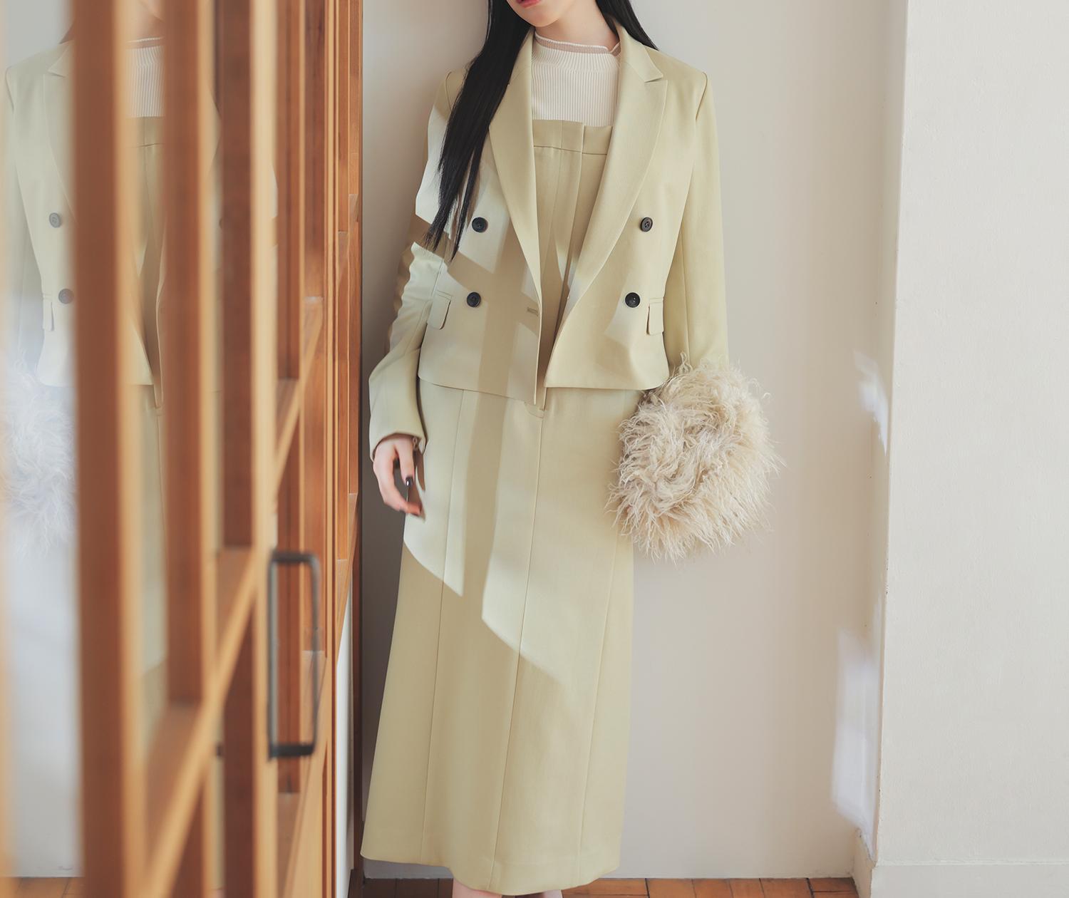 ショートジャケット クレイイエロー