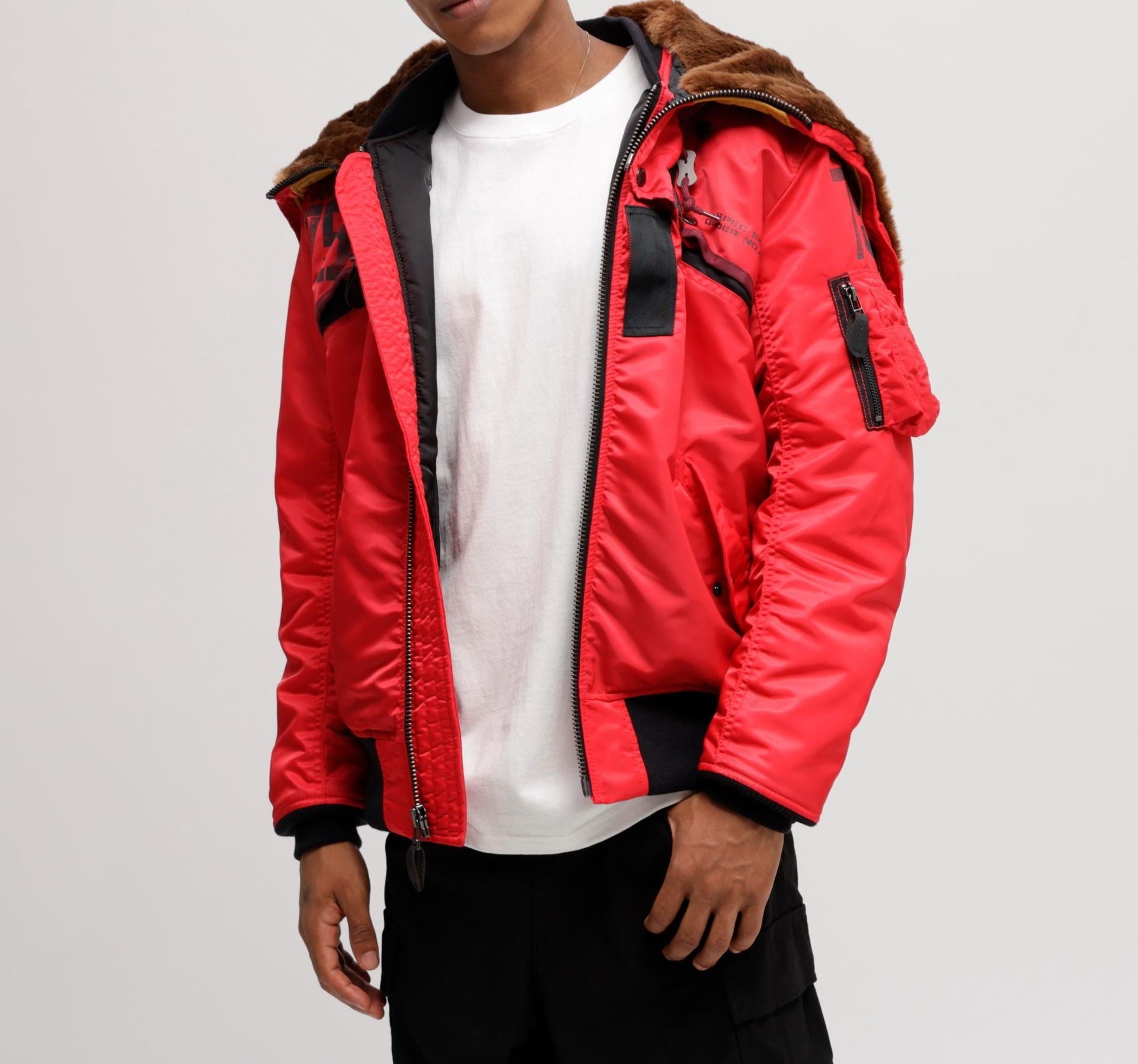 《WEB＆DEPOT限定》MA-1 REMODEL MARK2/MA-1 リモデル マーク２/AVIREX/アヴィレックス レッド