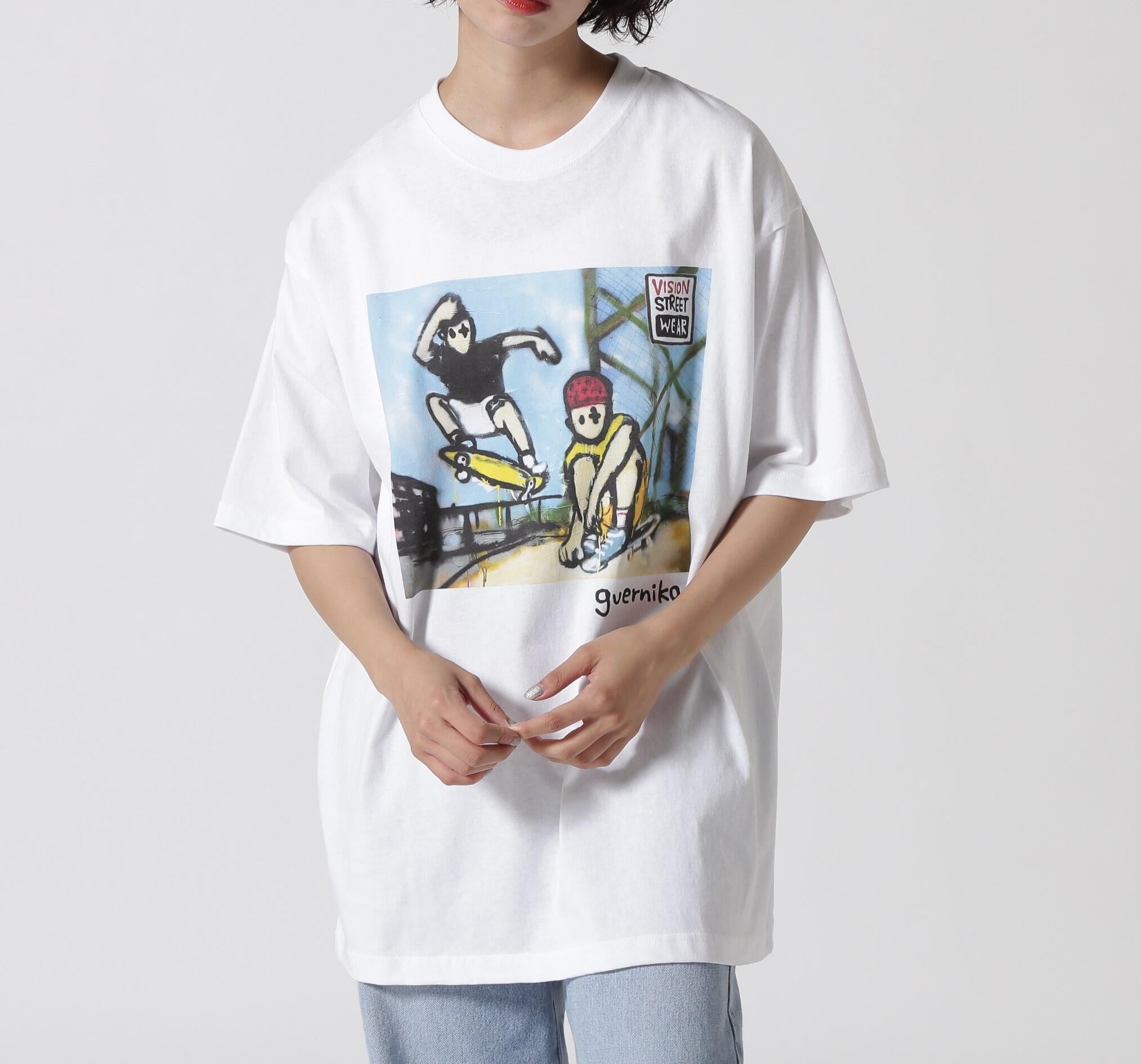 VISION ST>EET WEA> × Guenika/ゲルニカ/アートTee ホワイト