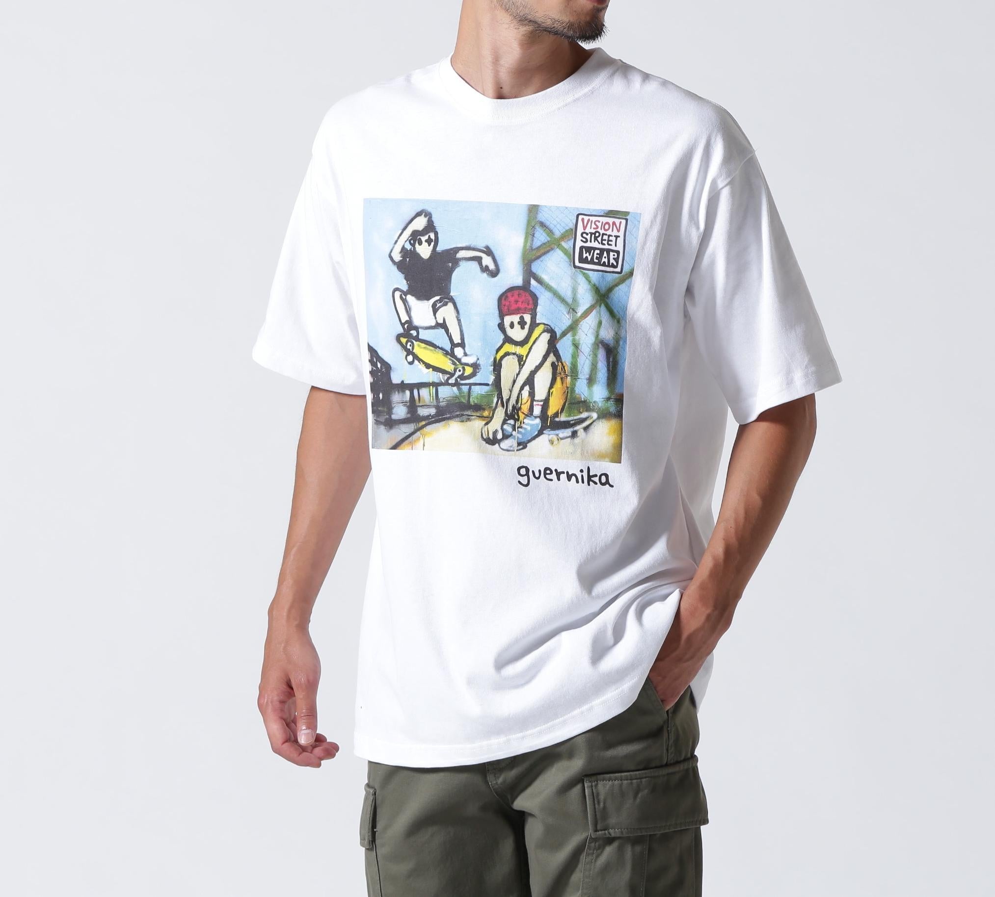 VISION ST>EET WEA> × Guenika/ゲルニカ/アートTee ホワイト