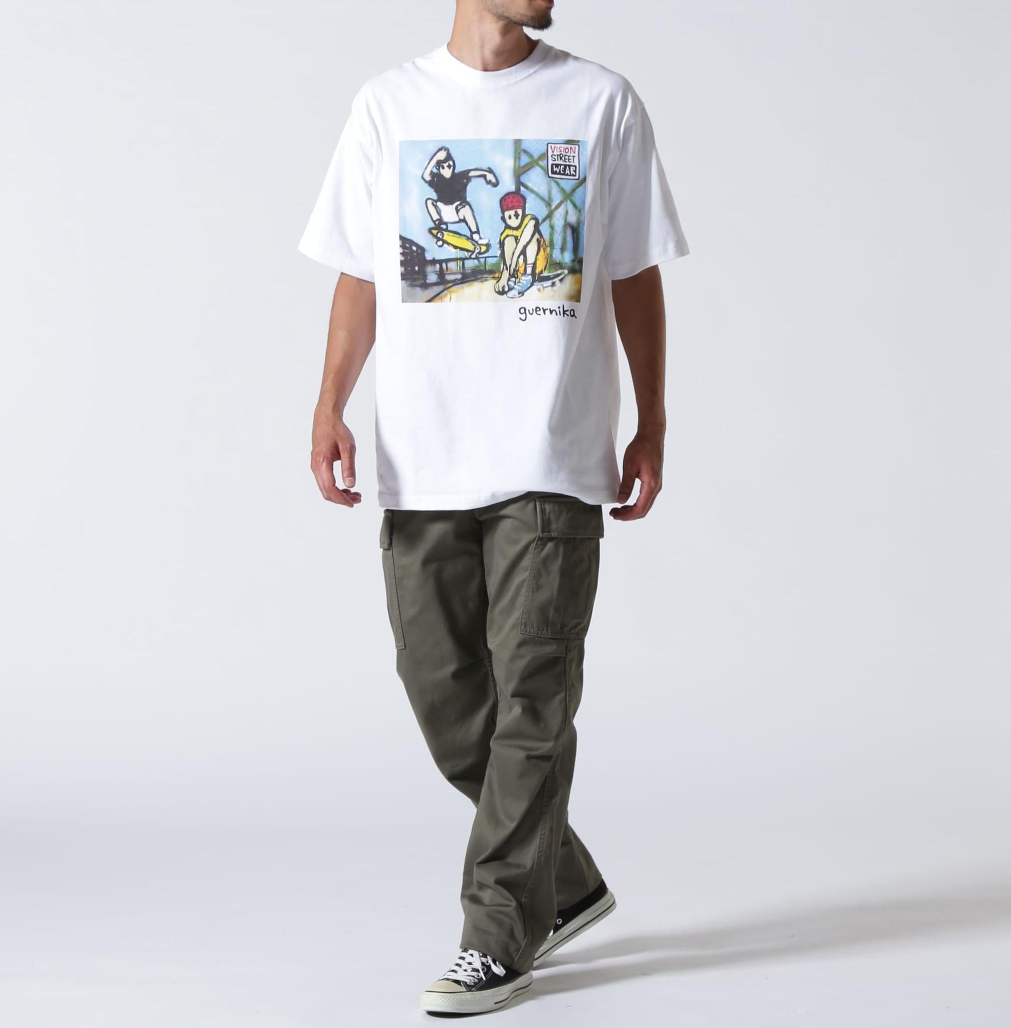 VISION ST>EET WEA> × Guenika/ゲルニカ/アートTee ホワイト