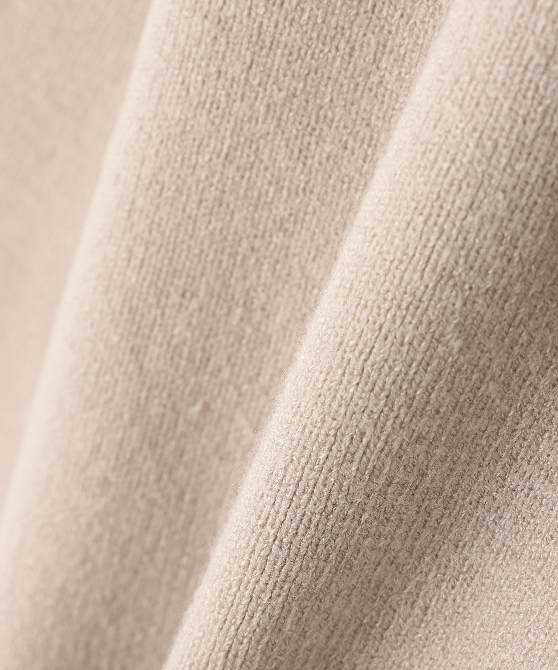 ベロアリボンニットセットアップ ベージュ