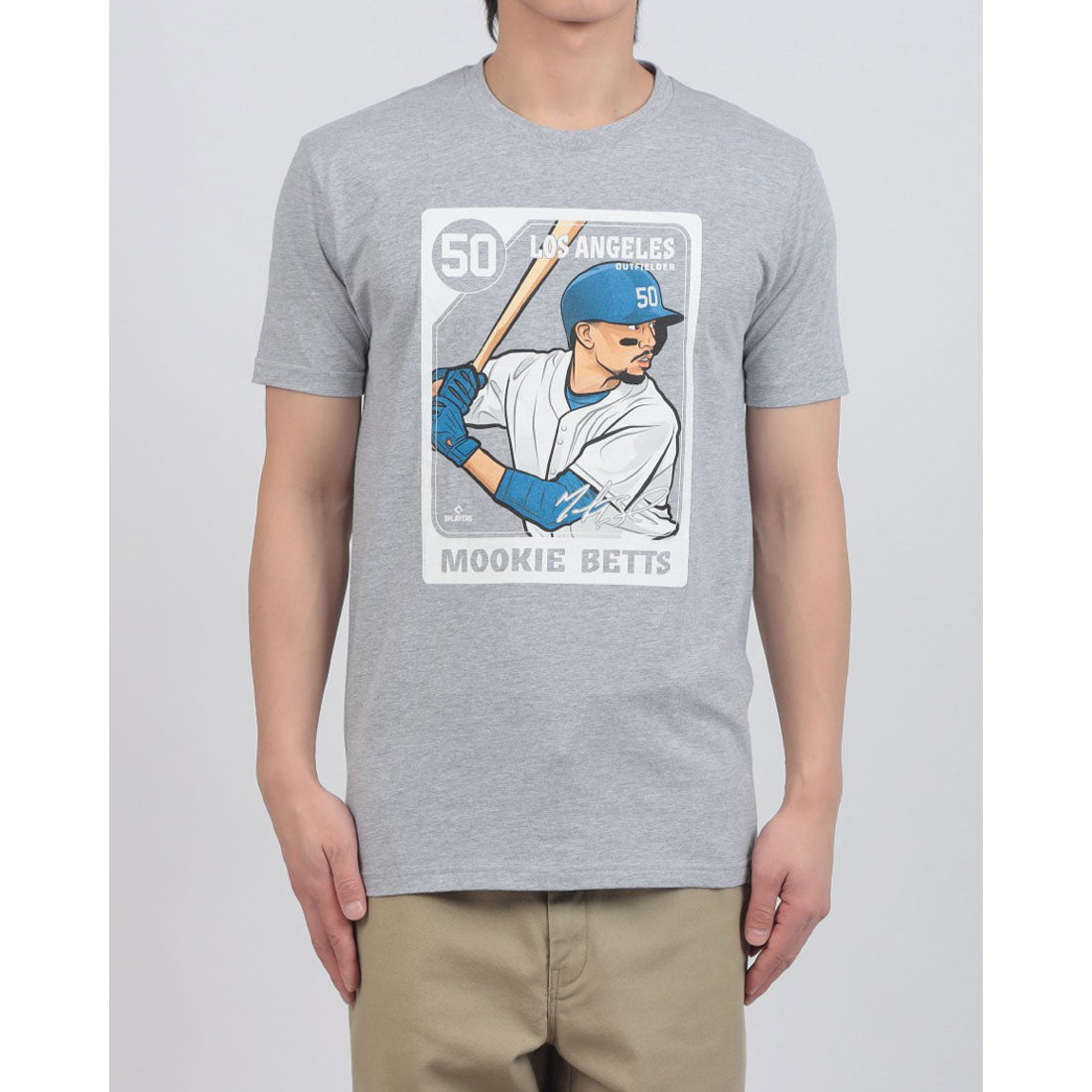 ファイブハンドレッド・レベル 500 LEVEL BNLCROY-XX-0016-050-03 BNLCROY-XX-0016-050-03 MOOKIE BETTS 半袖Tシャツ （ヘザーグレー） ヘザーグレー