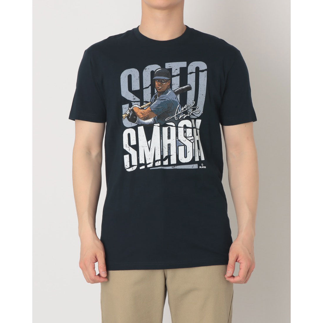 ファイブハンドレッド・レベル 500 LEVEL B B JUAN SOTO 半袖Tシャツ （ネイビー） ネイビー