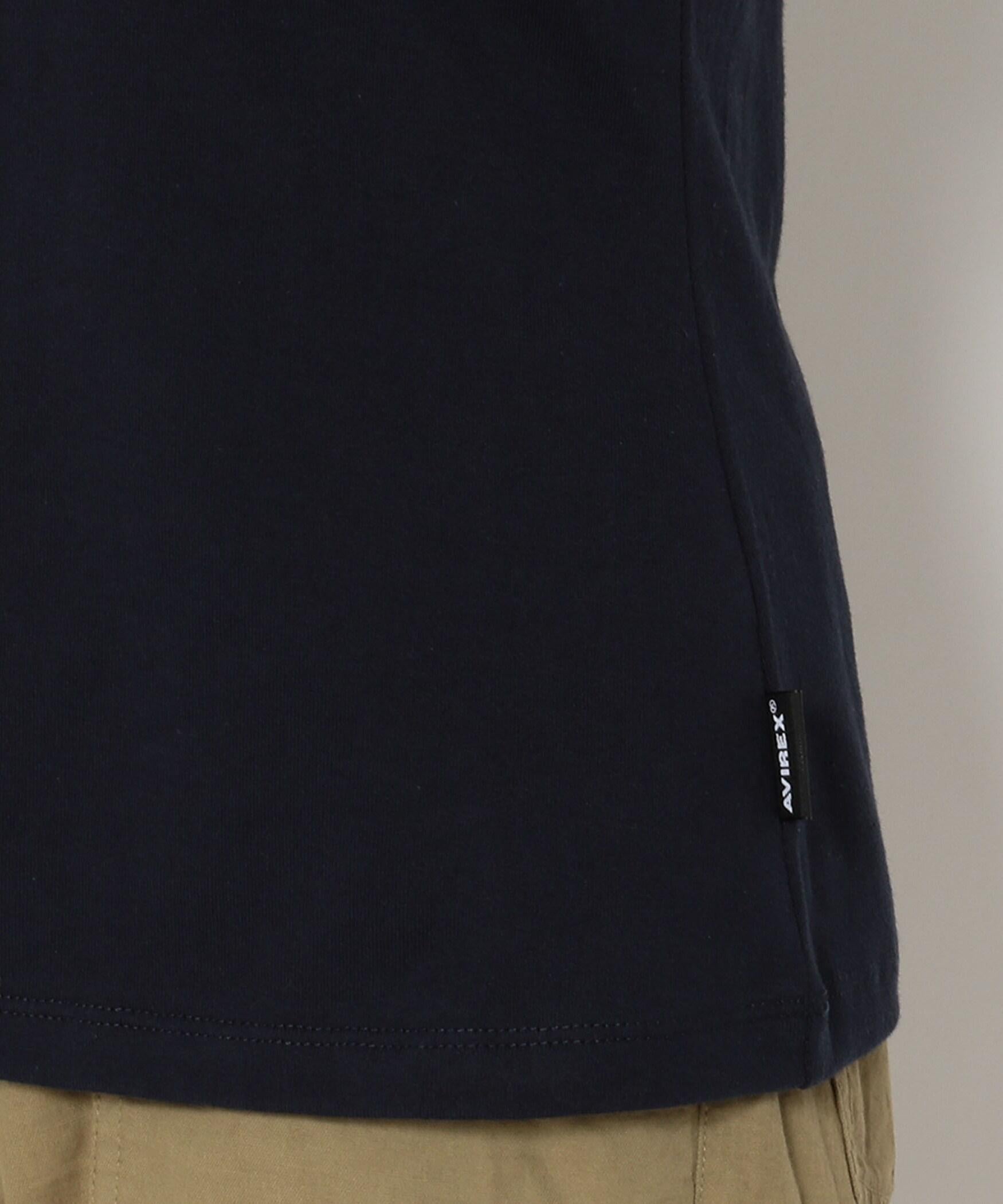 ファティーグVネックティーシャツ/ FATIGUE V-NECK T-SHI>T ネイビー