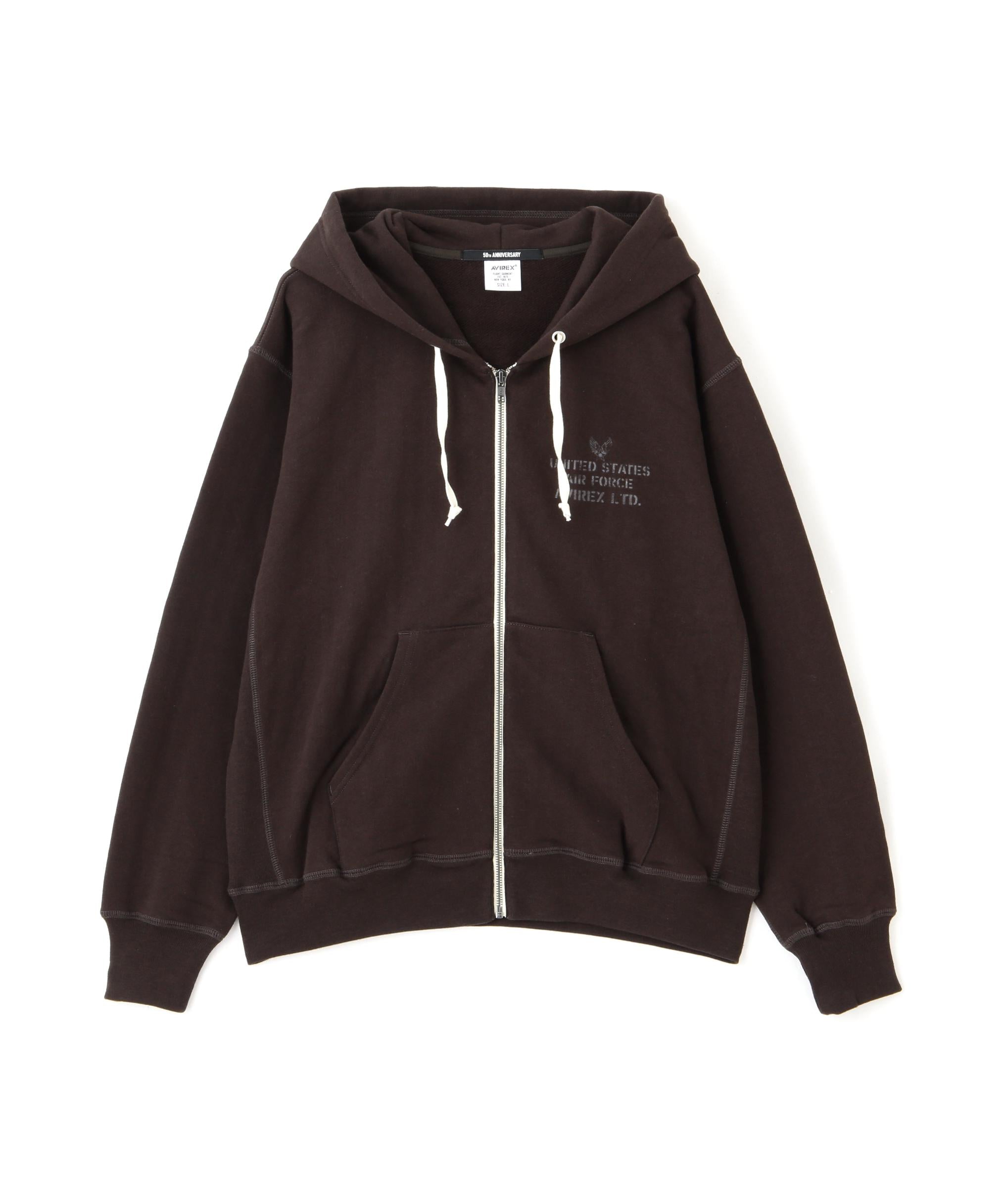 《VINTAGE LINE》VINTAGE ZIP UP PARKA チャコール