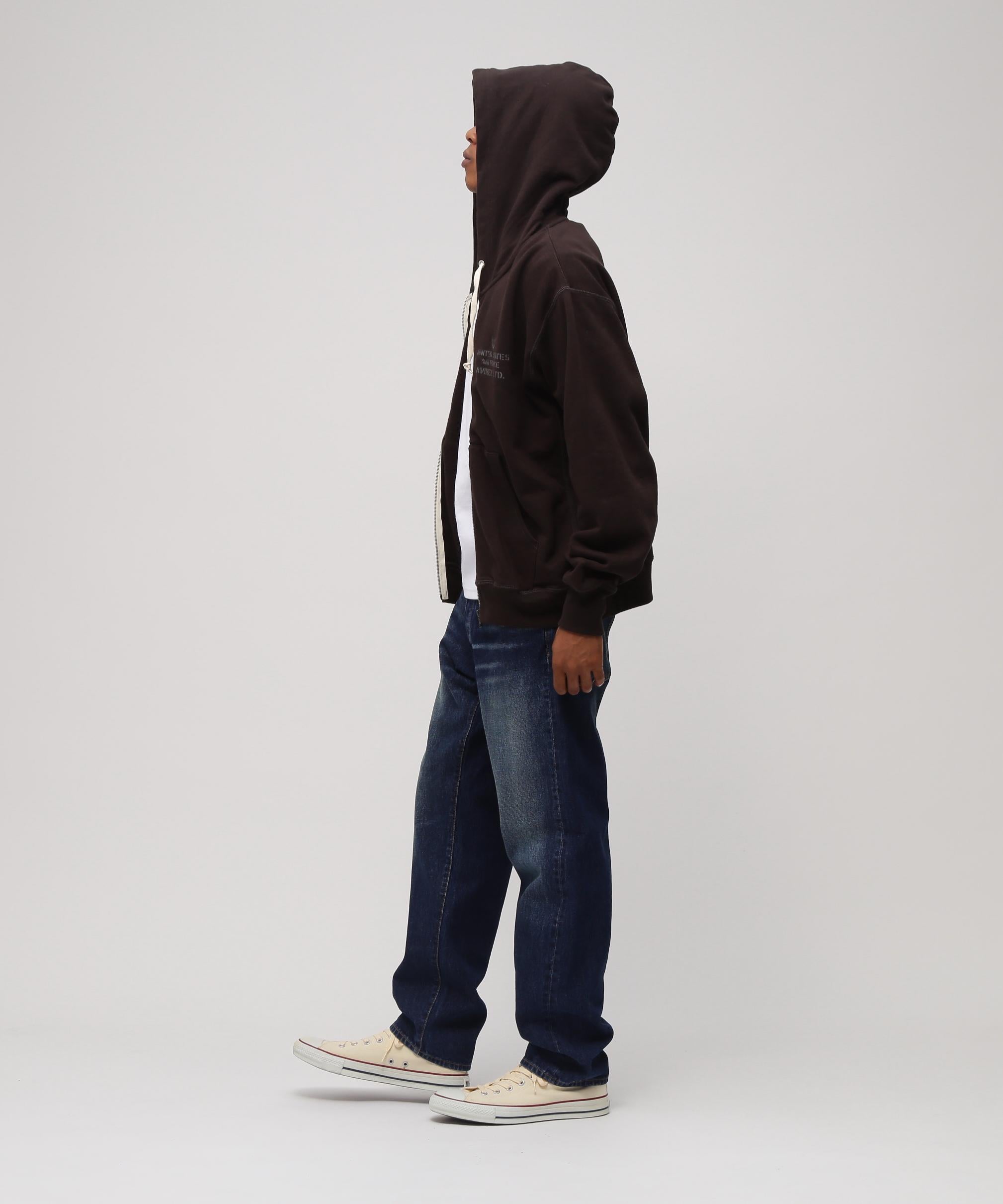 《VINTAGE LINE》VINTAGE ZIP UP PARKA チャコール