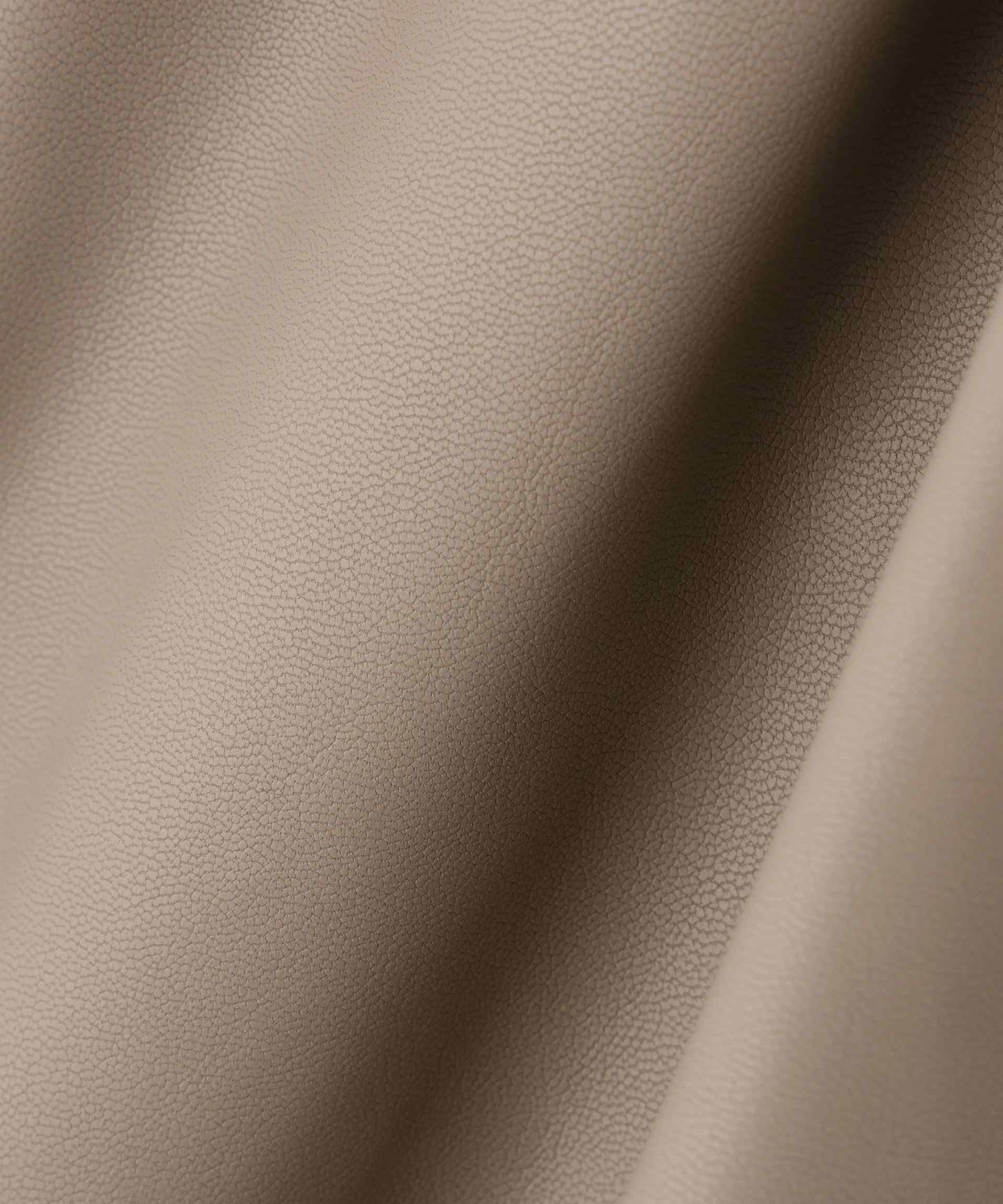 フェイクレザーギャザーブルゾン モカ