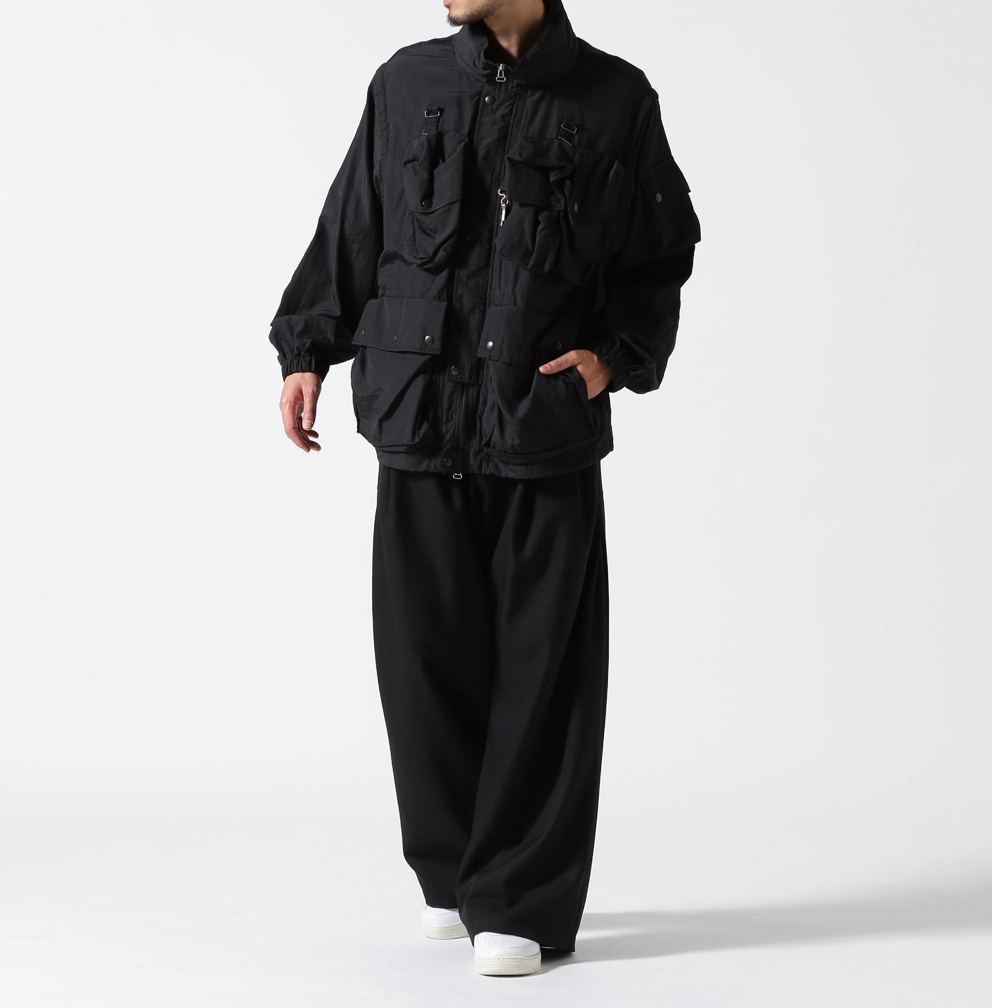 Toionie/トワロニエ/STA-P 2Tuck Side Tuck Pants ブラック