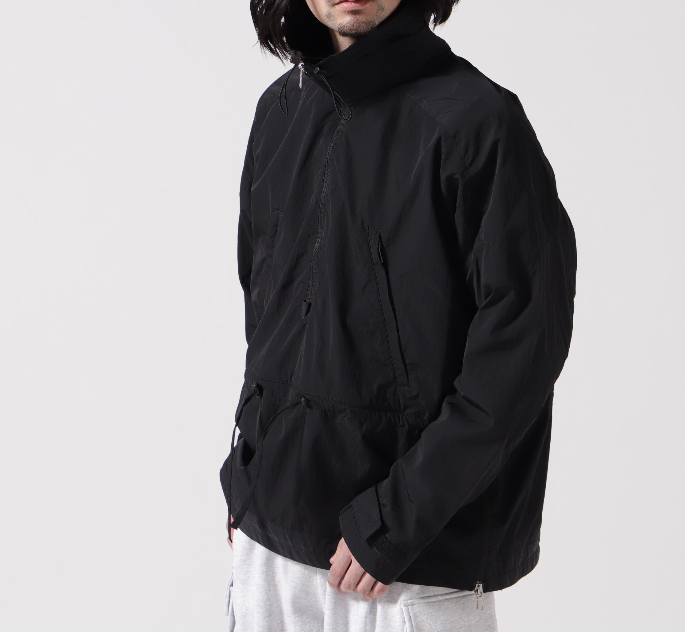 ANCELLM/アンセルム/NYLON PULLOVE> JACKET ブラック